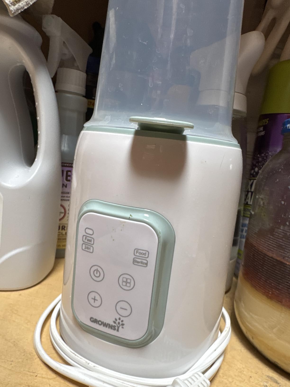 Grownsy 8-in-1 OG Fast Bottle Warmer with Timer, Gray | Fast & Even Heating, Nutri-Preserve, Safe Material, Precise Temp, Easy Operation, Multi-Use Bottle Warmer for All Feed Stages customer photo 1