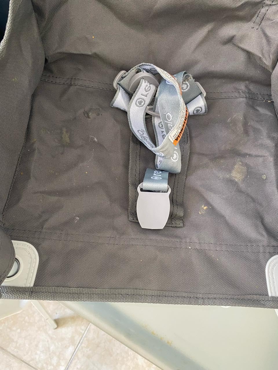 Regalo My Chair 2-in-1 Baby High Chair & Portable Travel Booster Seat, High Chair for Babies & Toddlers, Booster Seat for Kitchen Chair, Oversized Tray with Cup Holder, Gray customer photo 1