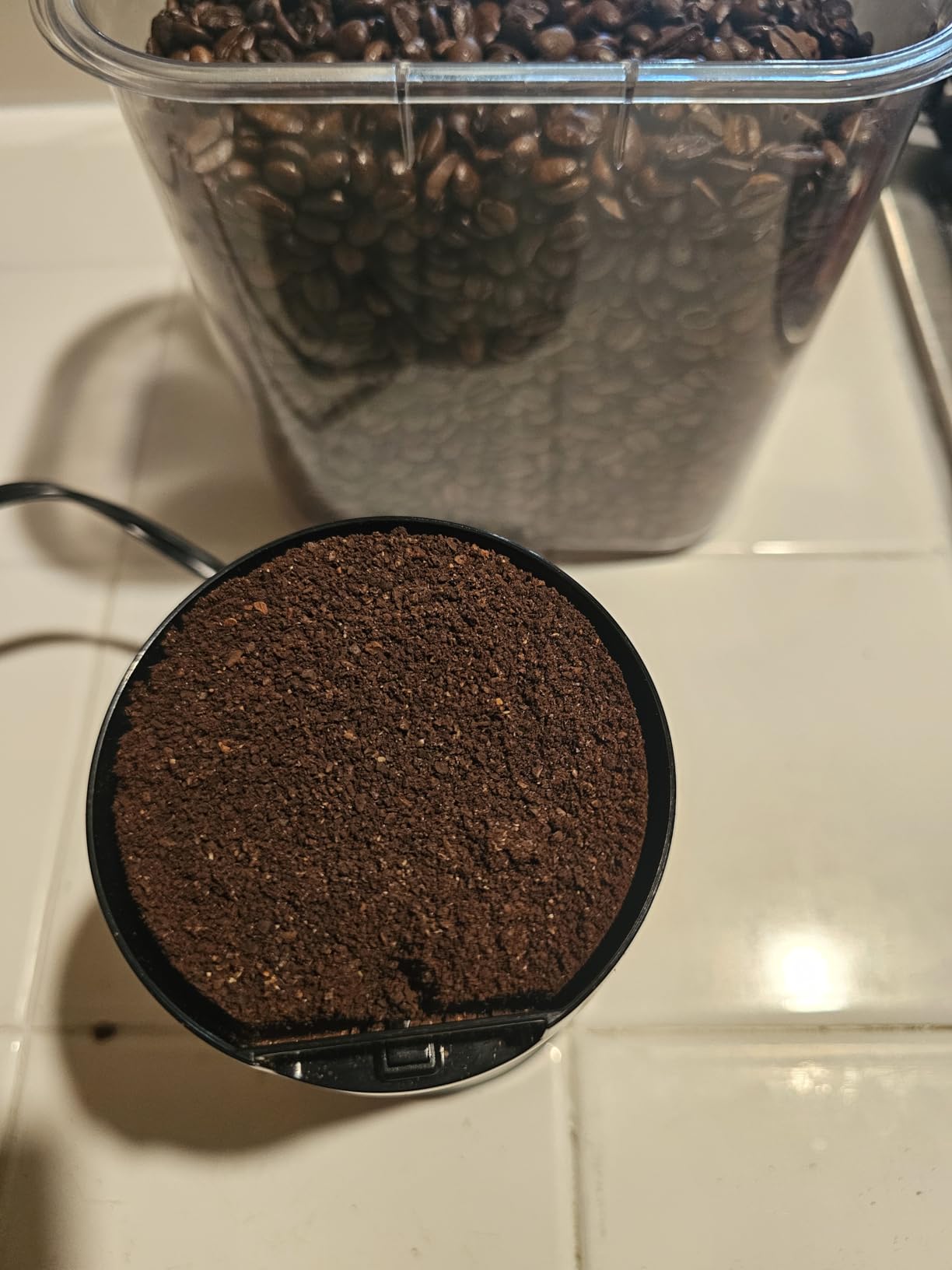 BLACK+DECKER One-Touch Coffee & Spice Grinder with Stainless Steel Blades customer photo 1