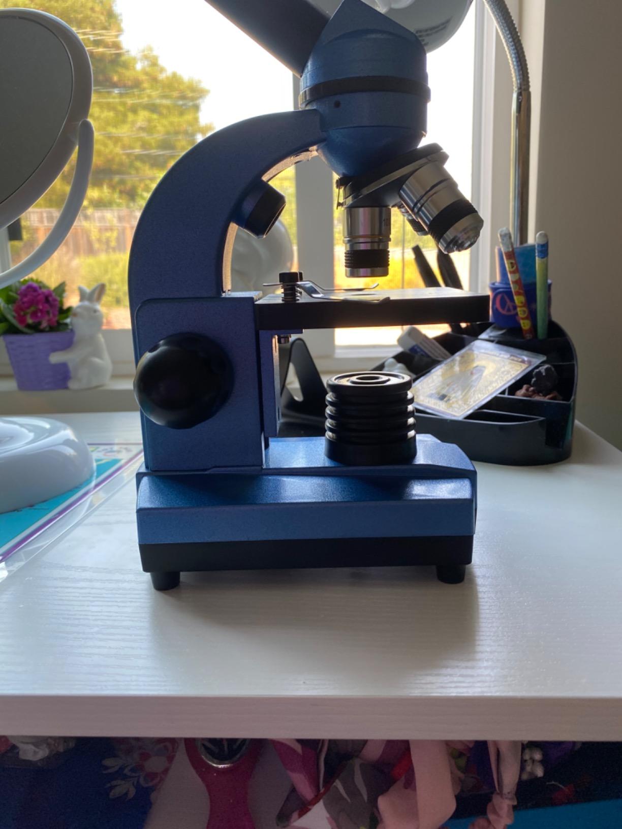 Microscope for Kids Beginners Children Student, 40X- 1000X Compound Microscopes with 52 pcs Educational Kits customer photo 2