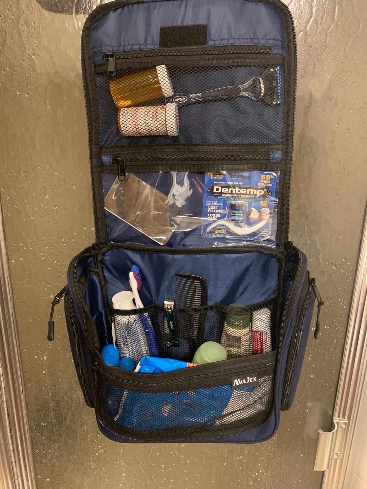 AvaJex Travel Toiletry Bag for Men - Large Dopp Kit (10.6