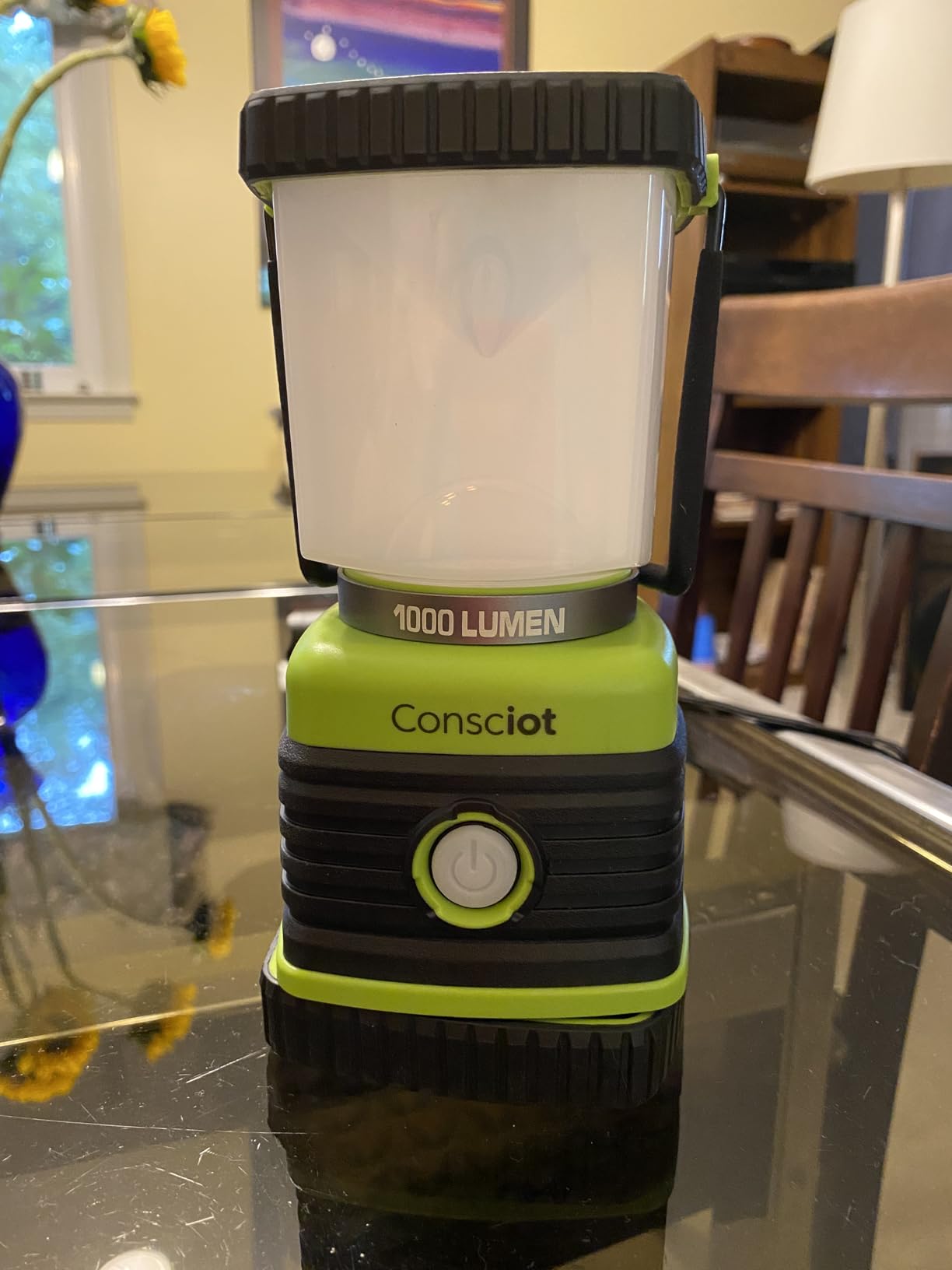 Consciot 1000LM Battery Powered LED Camping Lantern, 4 Light Mode, Dimmable, IPX4 Waterproof customer photo 1