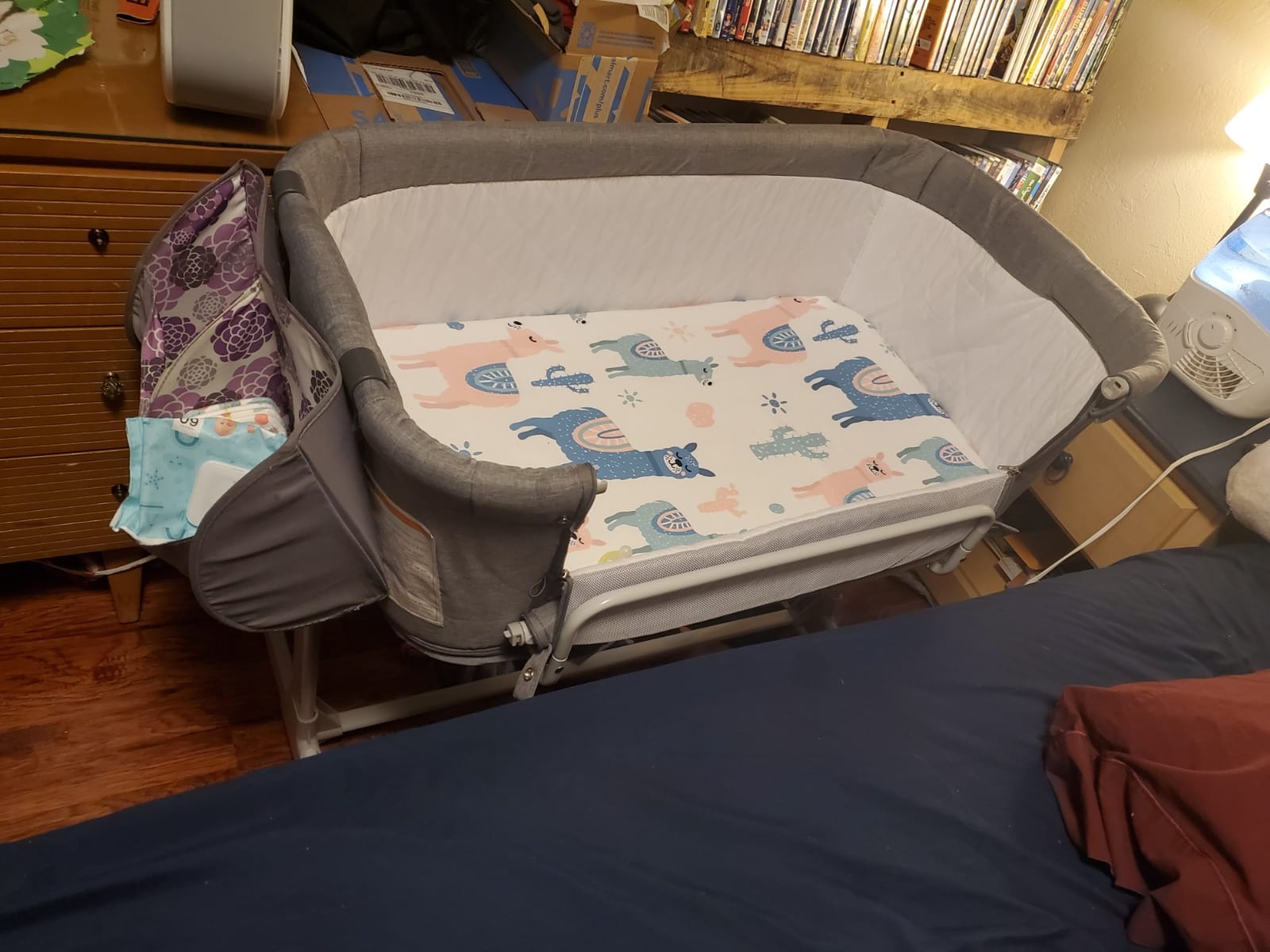 KoolerThings 3 in 1 Baby Bassinet, Bedside Sleeper, & Playpen, Easy Folding Portable Crib (Grey) - KoolaBaby (Bassinet) customer photo 1