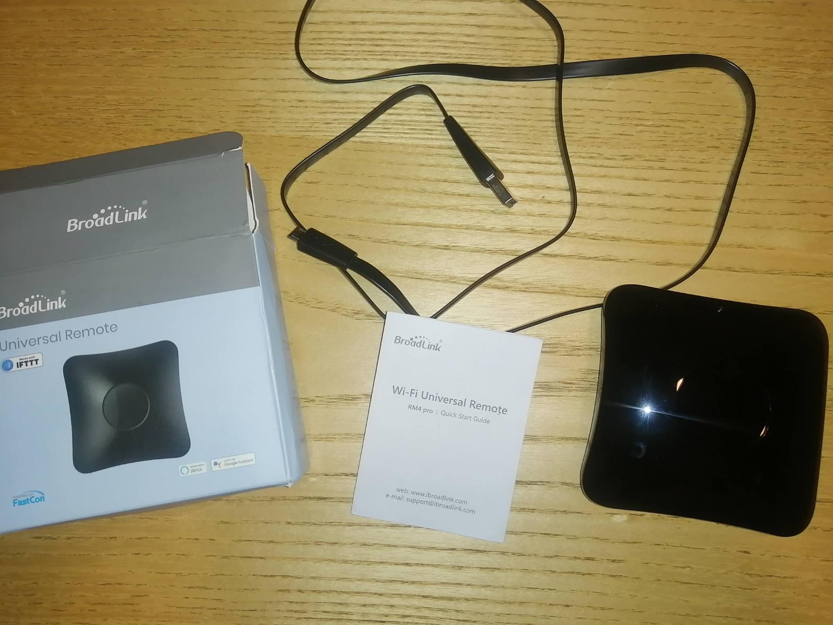 BroadLink RM4 pro IR and RF Universal Remote, All in One Hub Code Learning Wi-Fi Remote Control for TV Air Conditioner STB Audio, Curtain Motor, Works with Alexa, Google Home, IFTTT customer photo 2