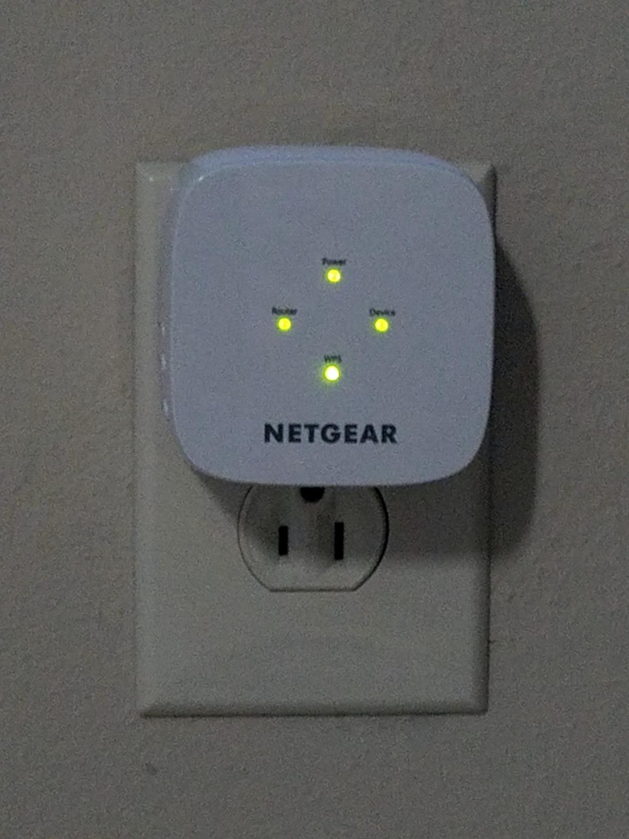 NETGEAR WiFi Mesh Range Extender (EX5000) - Covers up to 1,000 sq.ft. and 15 Devices with AC1200 Dual Band Wireless Signal Booster & Repeater (up to 1200 Mbps Speed) - Compact Wall Plug Design customer photo 1
