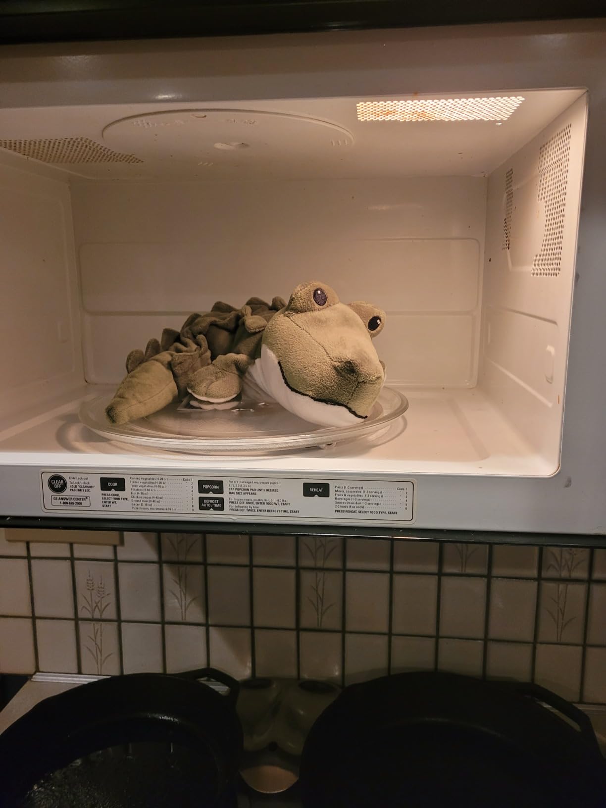 Warmies Microwavable & Weighted Stuffed Animals, Alligator, Scented with Calming French Lavender customer photo 2
