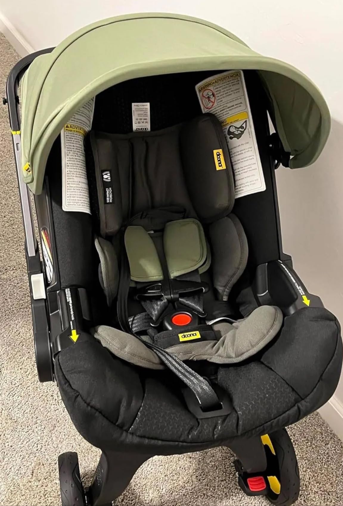 Doona Car Seat & Stroller, Midnight Edition - All-in-One Travel System customer photo 2