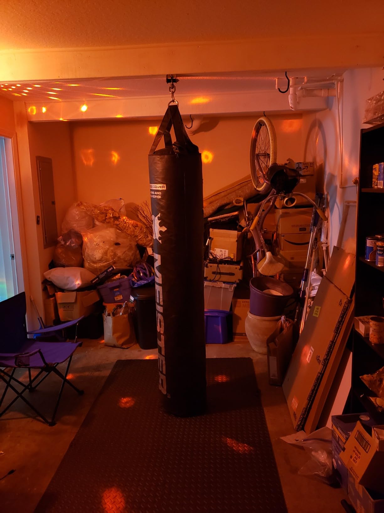 Meister 110lb Filled Muay Thai Heavy Bag for MMA & Kickboxing | Professional 72