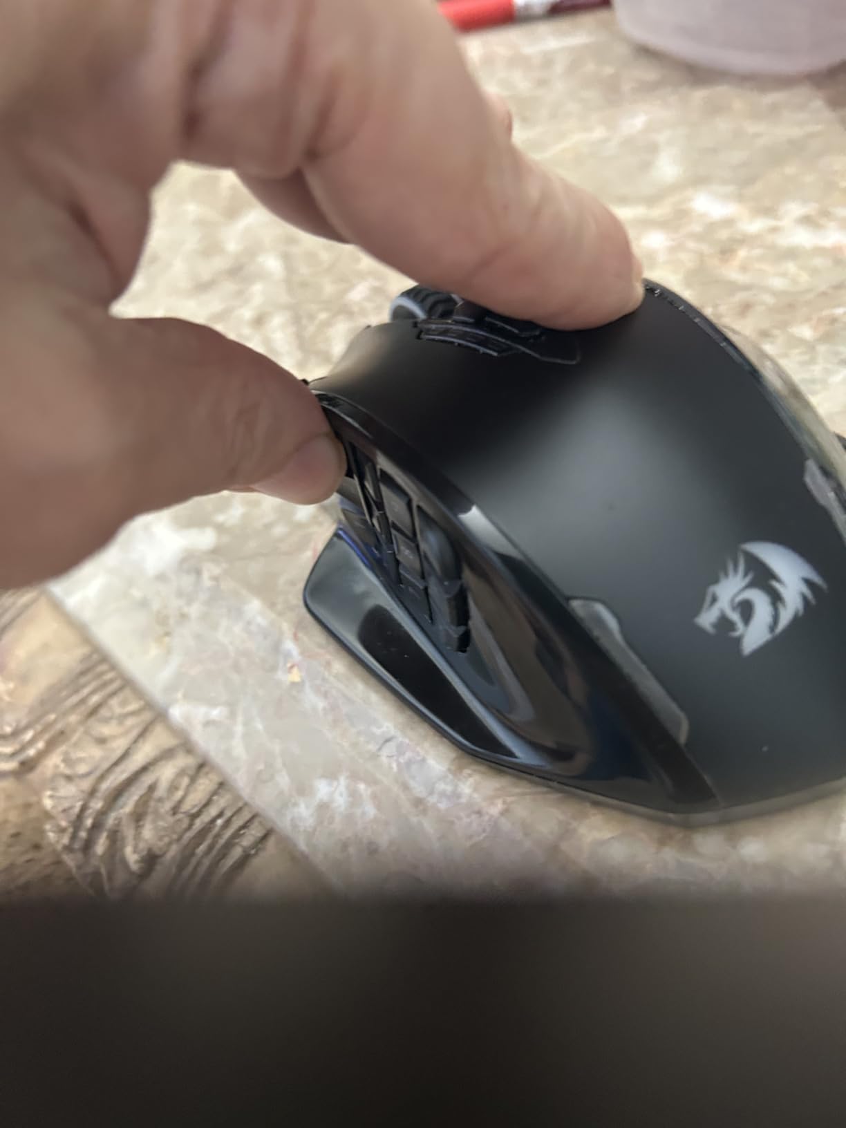 Redragon M913 Wireless RGB MMO Gaming Mouse 16000 DPI Remapping Keys | Cable-Free 0 Delay, Ergonomic Grip Body Comfort customer photo 1