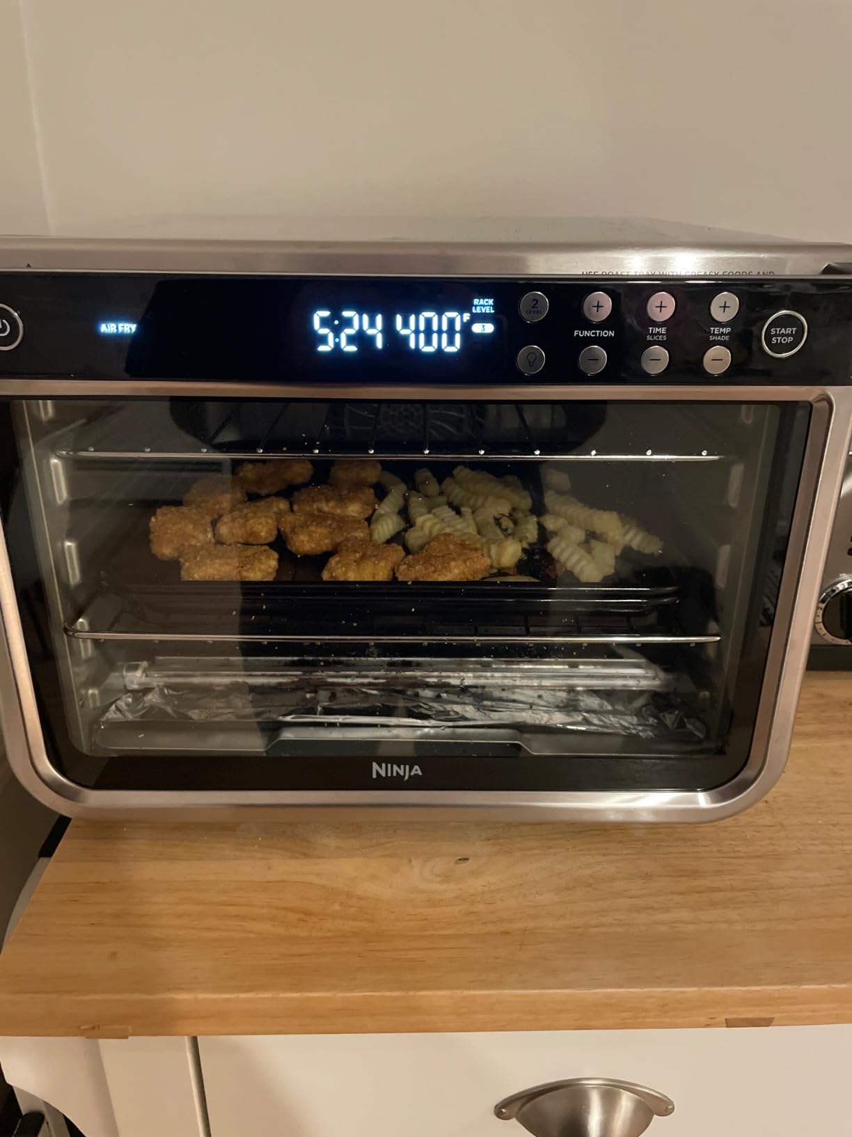 Ninja Foodi XL Pro Air Fry Oven, 10-in-1, Stainless Steel, DT201 customer photo 2