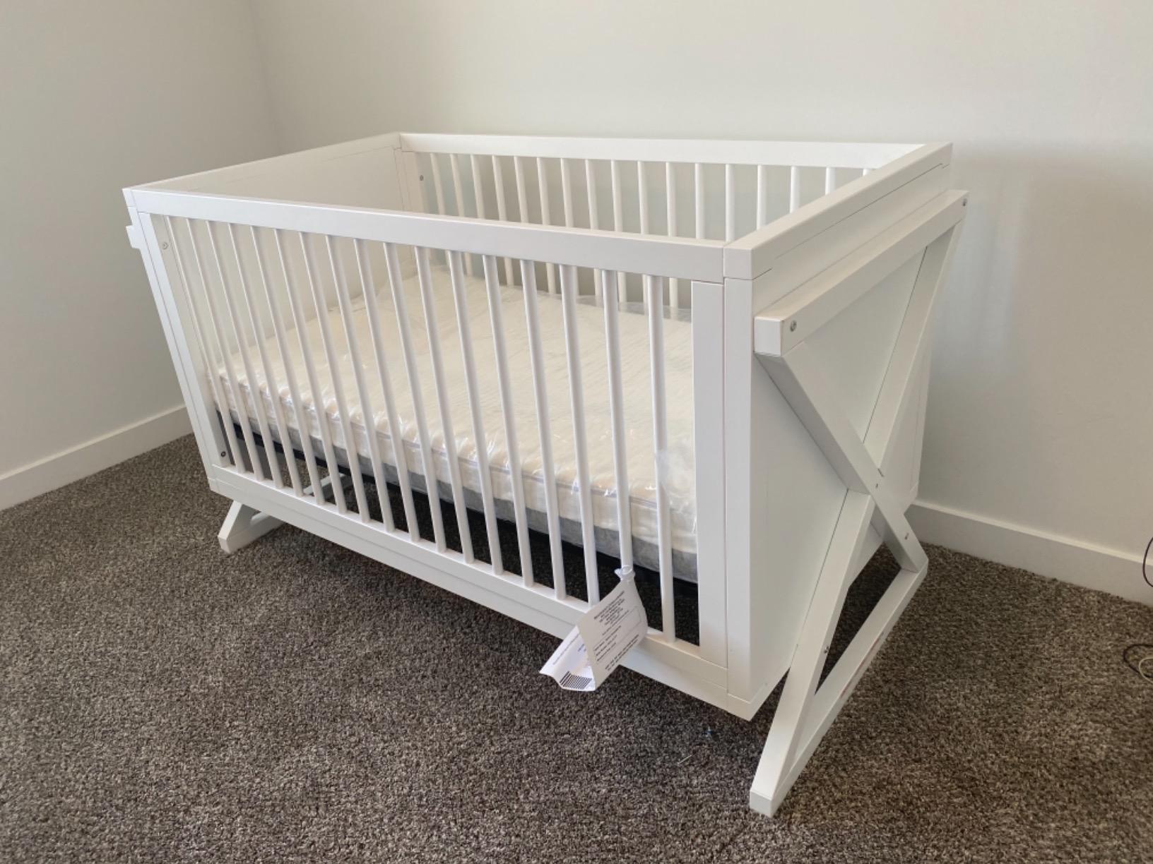 Graco Ultra 2-in-1 Premium Dual Sided Baby Crib & Toddler Mattress | GREENGUARD Gold, CertiPUR-US Certified Foam, Machine Washable Cover with Waterproof Surface, Fits Standard Crib & Toddler Bed customer photo 1