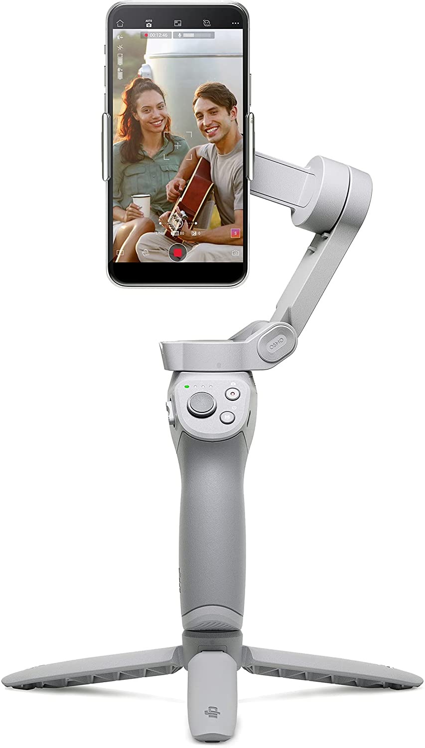 DJI OM 4 - Handheld 3-Axis Smartphone Gimbal Stabilizer with Grip, Tripod, Gimbal Stabilizer Ideal for Vlogging, YouTube, Live Video, Phone Stabilizer Compatible with iPhone and Android customer photo 2