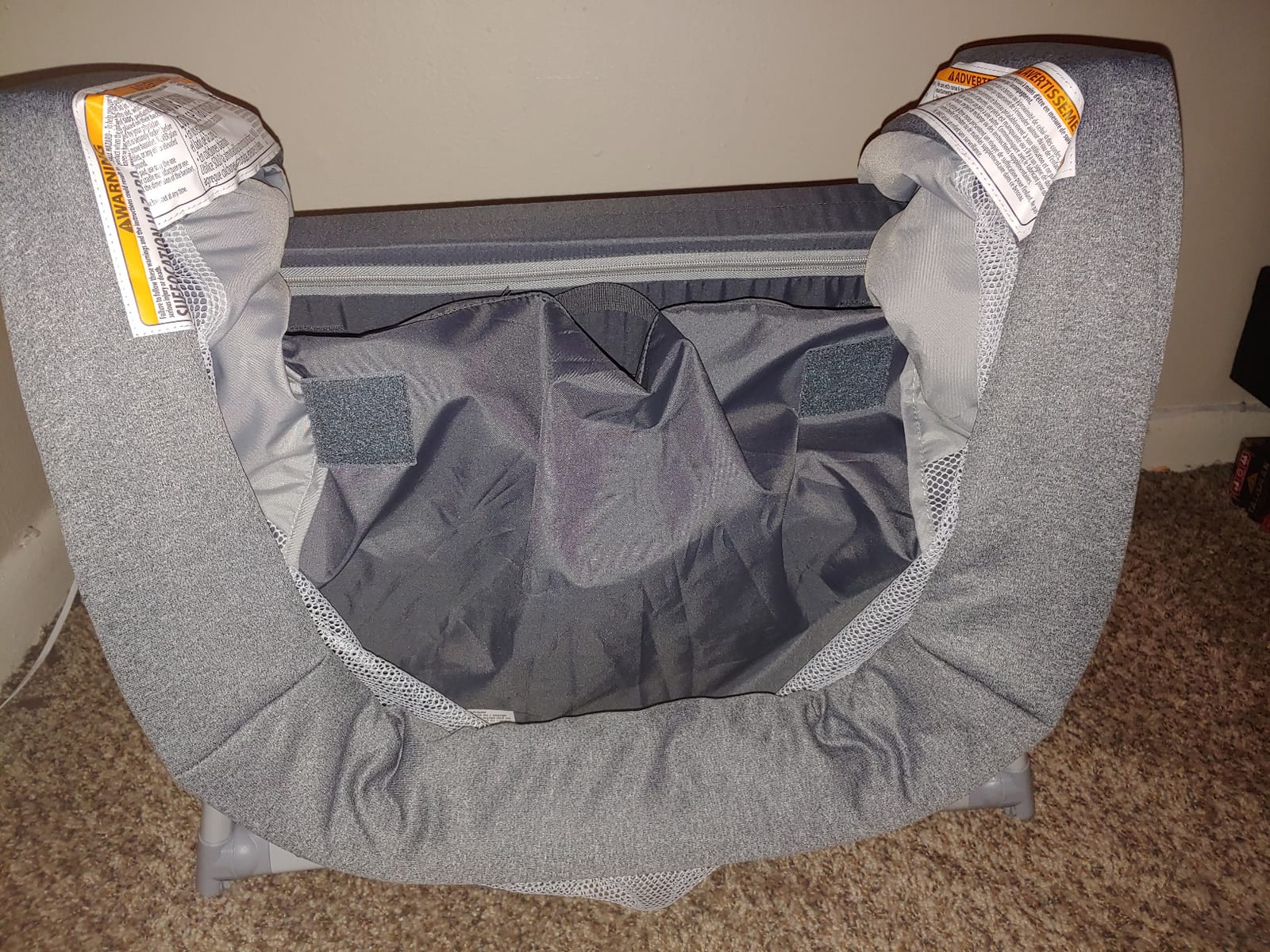 Baby Trend Quick-Fold 2-in-1 Rocking Bassinet, Shadow Stone Gray | Portable Lightweight Travel Sleeping System with Carry Bag for Infants and Toddlers customer photo 1