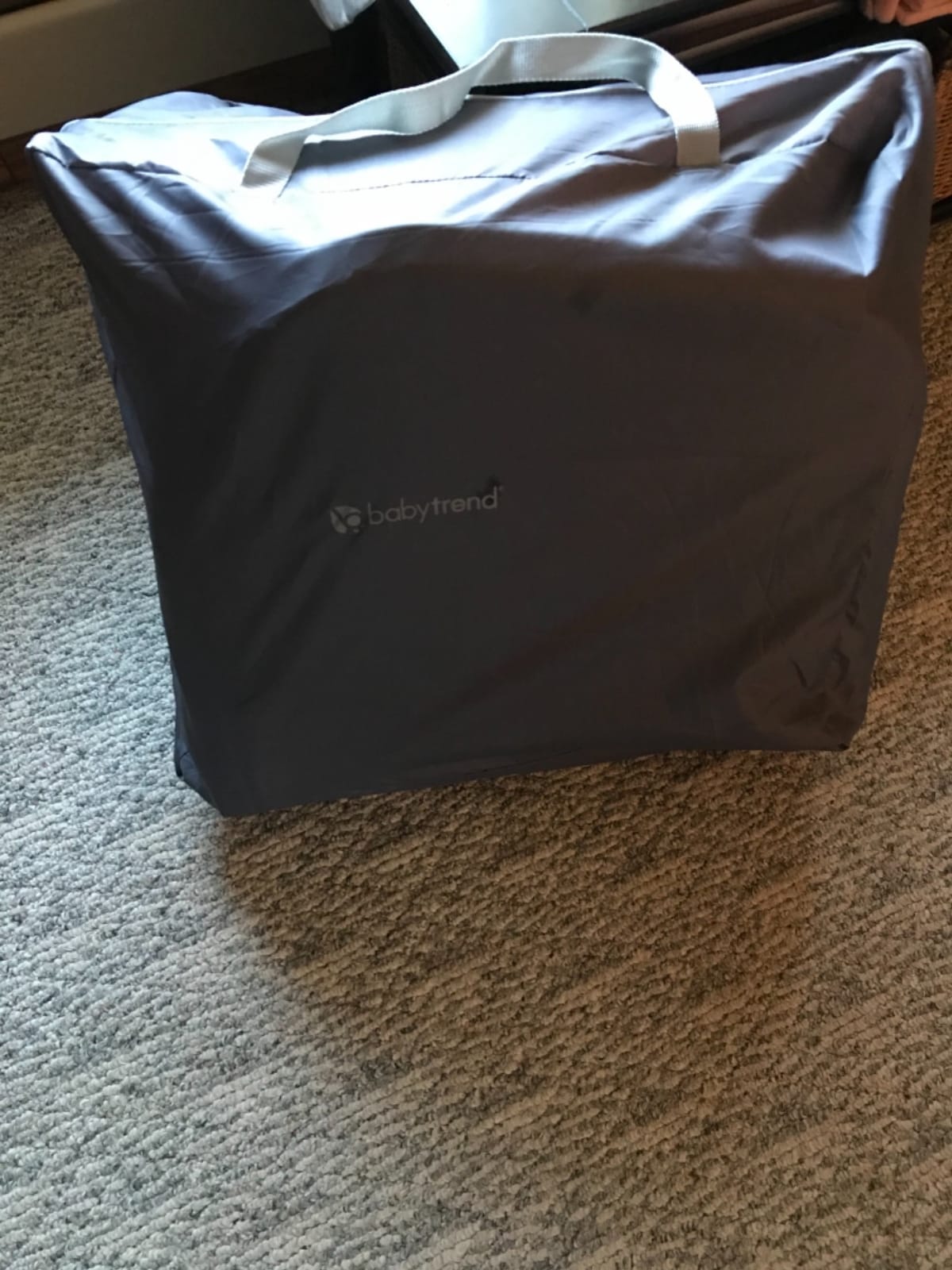 Baby Trend Quick-Fold 2-in-1 Rocking Bassinet, Shadow Stone Gray | Portable Lightweight Travel Sleeping System with Carry Bag for Infants and Toddlers customer photo 2
