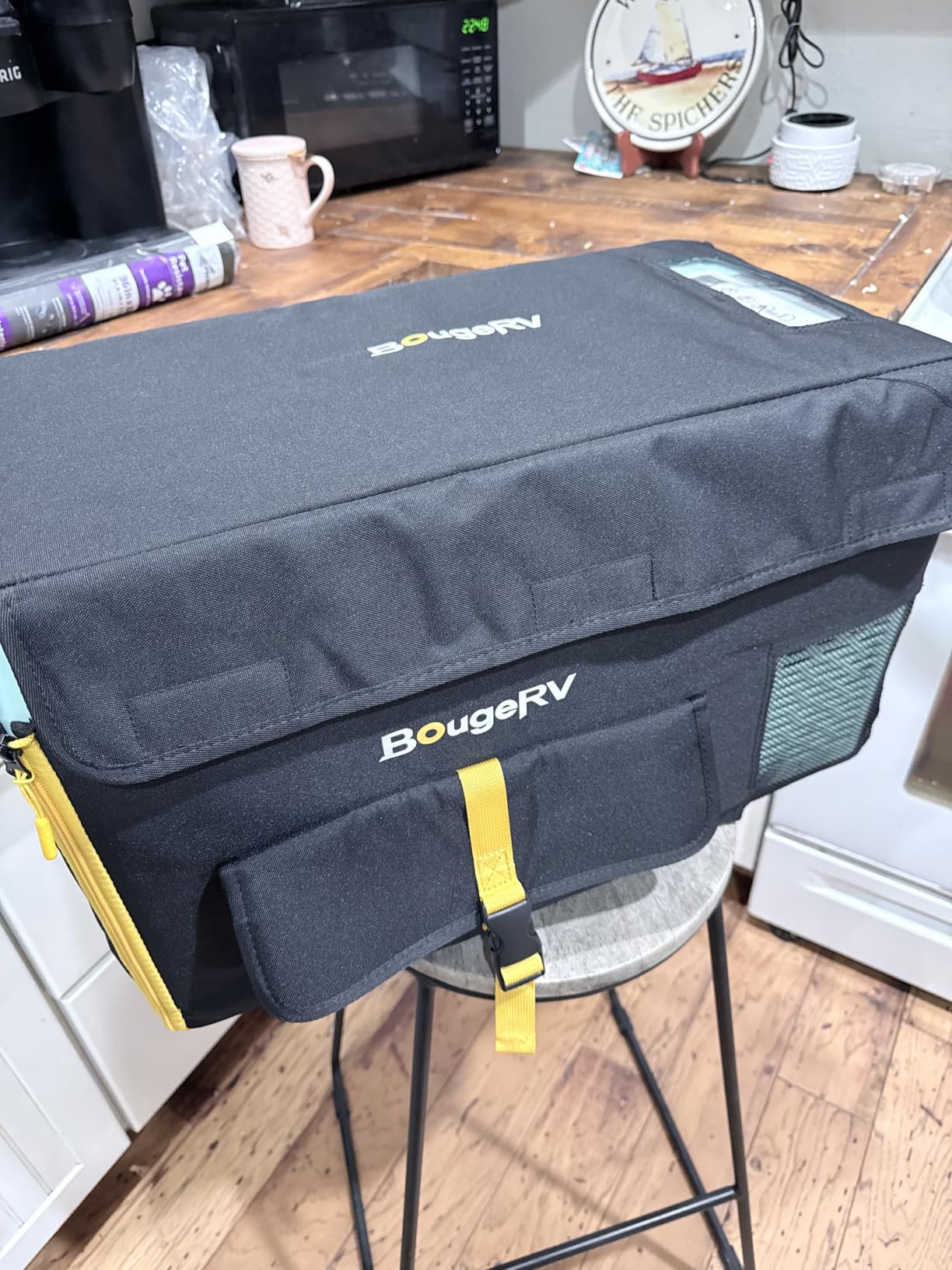 BougeRV 12v refrigerator 23 Quart, -8℉~50℉ Portable Freezer for Car, Grey | No Ice Needed, Use as Fridge or Freezer, Fast 15-Min Cool to 32°F, 12/24V DC, 110V AC, Electric Cooler for Camping, Road Trip customer photo 2