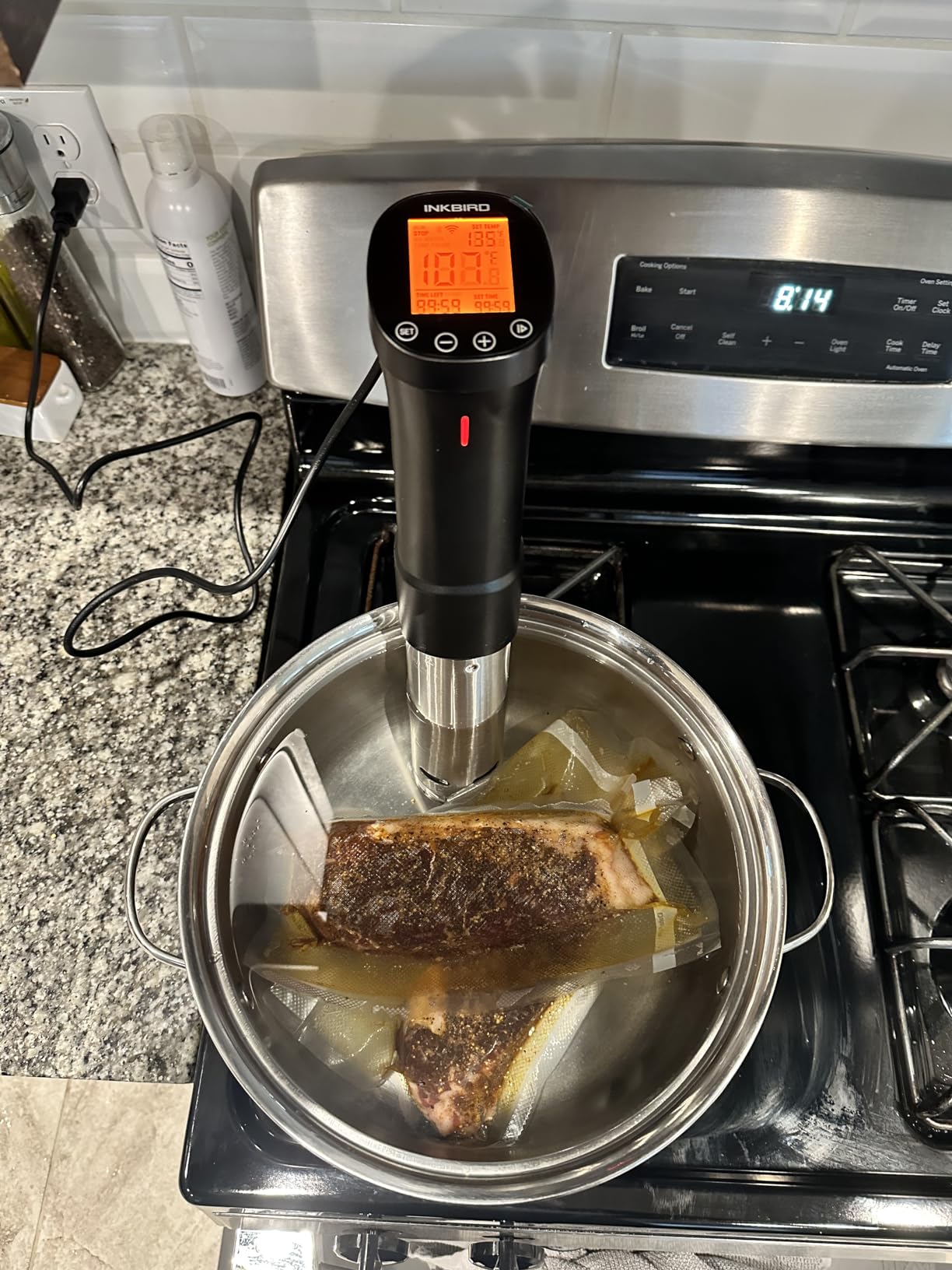 INKBIRD 2.4G Wifi Sous Vide Cooker ISV-200W 1000W Sous Vide w/APP Recipes customer photo 1