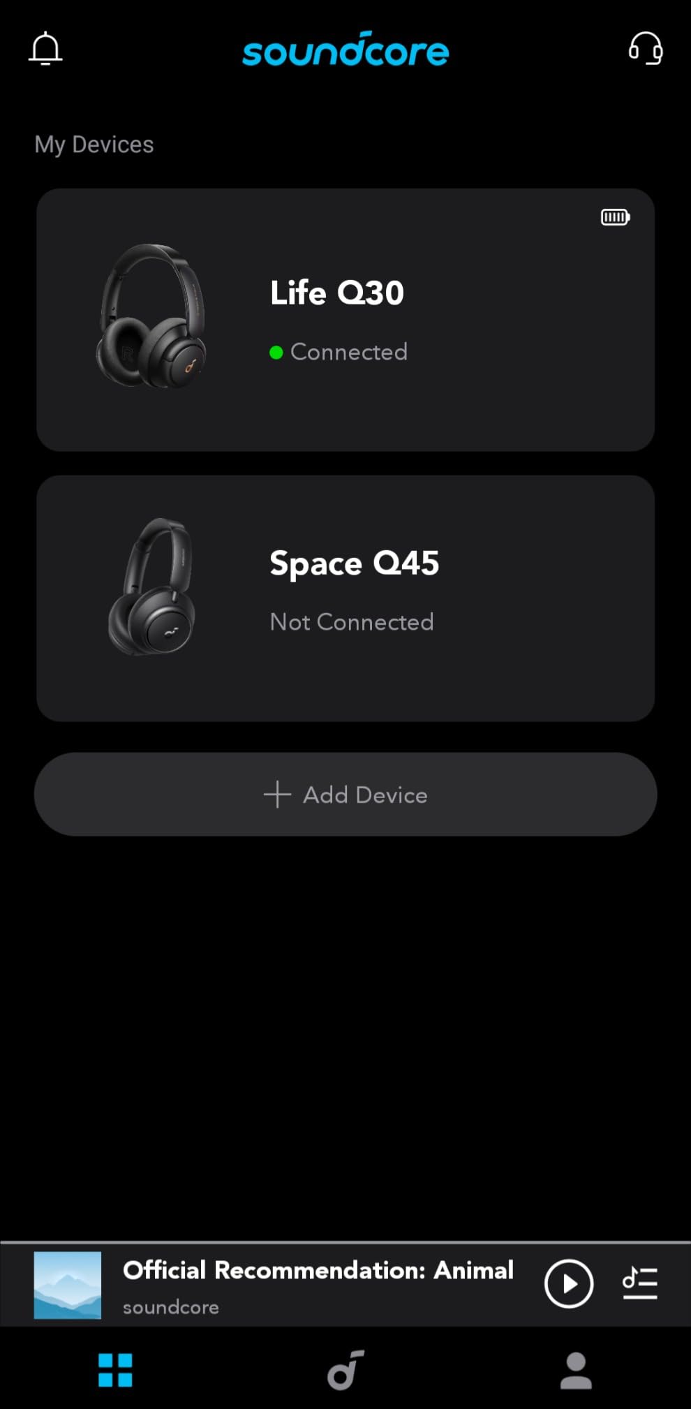 Soundcore by Anker Q30 Hybrid Active Noise Cancelling Headphones, Black | Over-Ear, Bluetooth, Multiple Modes, Hi-Res, Custom EQ via App, 50H ANC Playtime, Comfortable Fit, Multipoint Connection customer photo 1