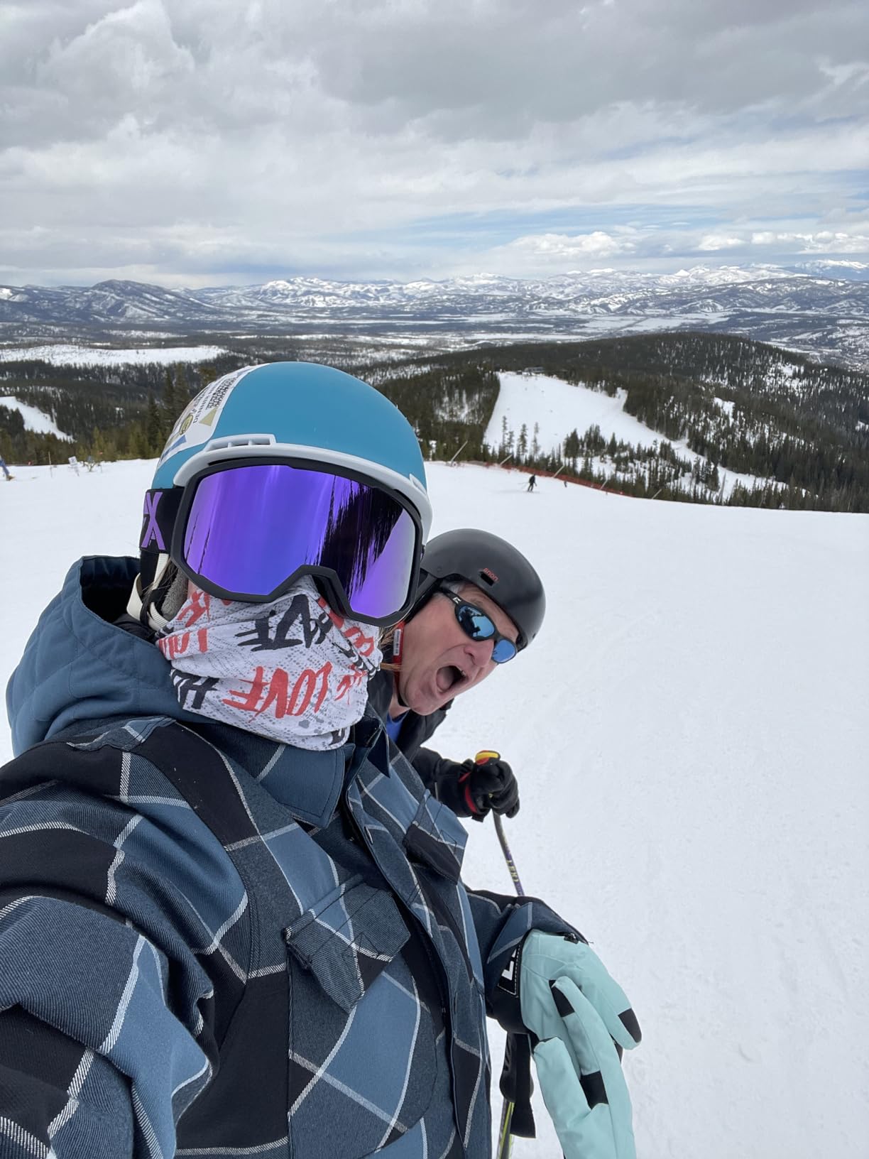 Over-Glasses Ski/Snowboard Goggles for Men Women, Interchangeable Foam | Lightweight snowboard goggles with anti-fog UV400 lens, helmet-compatible frame, soft flexible build for all-day comfort. customer photo 2