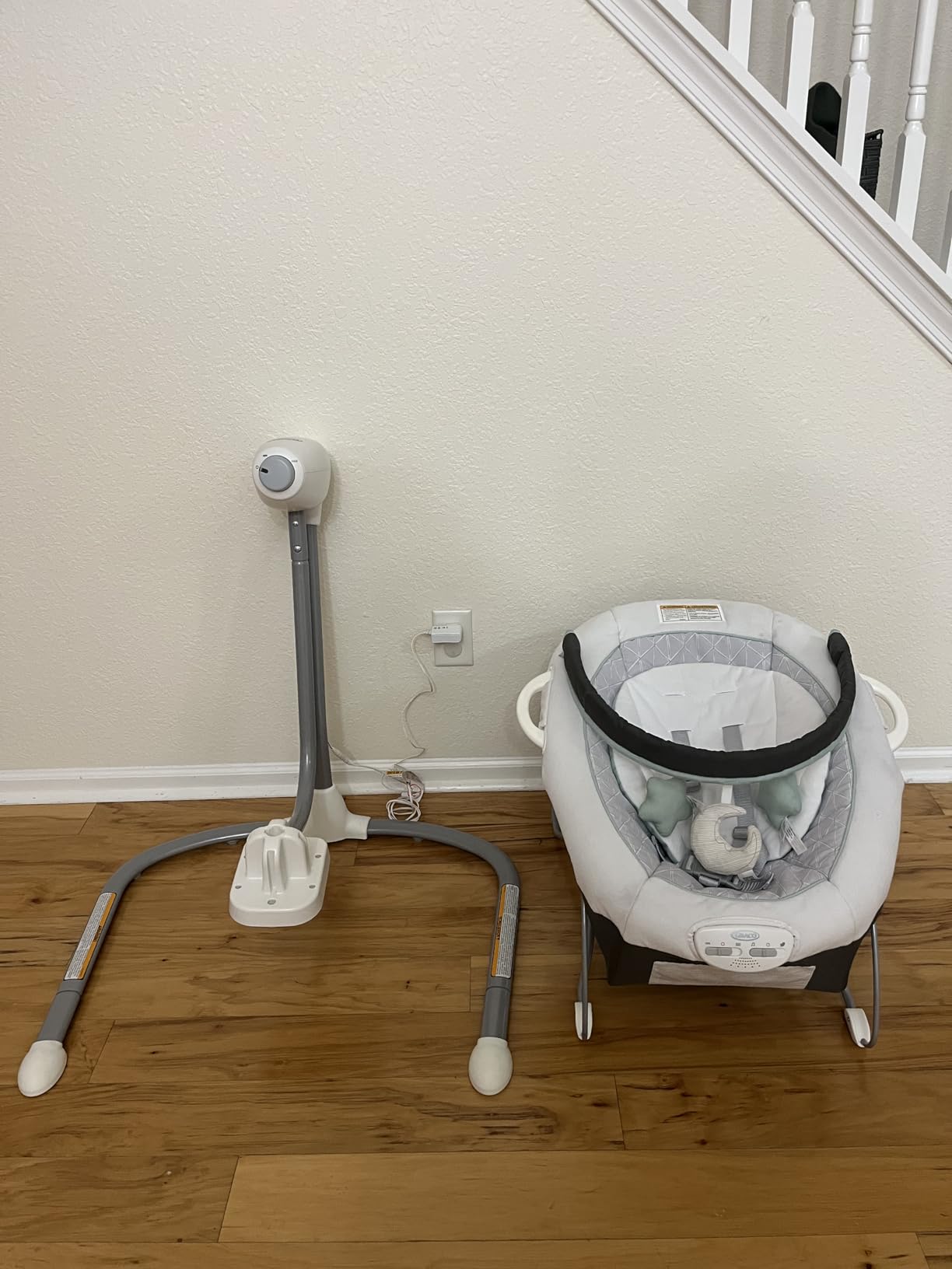 Graco Soothe 'n Sway LX Portable Baby Swing and Baby Bouncer Bouncer, Multi Direction Seat, 2 Speed Vibration, Derby customer photo 2