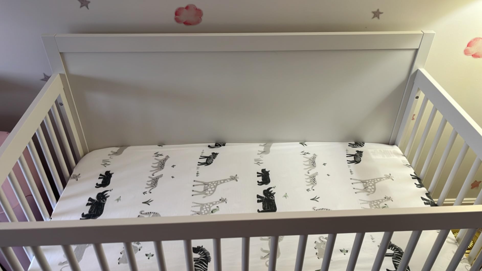 Serta Perfect Slumber Dual Sided Crib and Toddler Mattress - Waterproof - Hypoallergenic - Premium Sustainably Sourced Fiber Core - GREENGUARD Gold Certified (Non-Toxic) - 7 Year Warranty - Made in USA customer photo 1