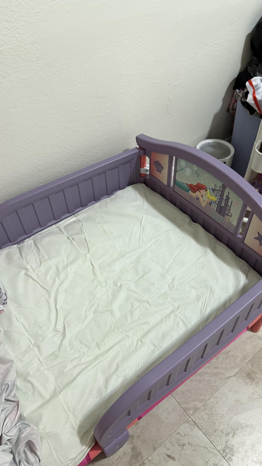 Delta Children Twinkle Galaxy Dual Sided Crib and Toddler Mattress - Premium Sustainably Sourced Fiber Core - Waterproof - GREENGUARD Gold Certified (Non-Toxic) - 7 Year Warranty - Made in USA customer photo 1