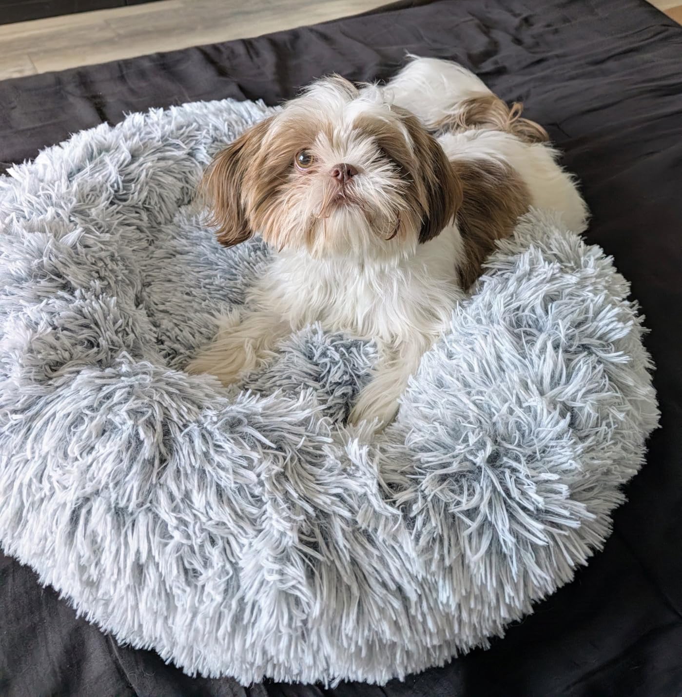 Western Home Calming Donut Cat Bed Small Dog Bed Washable, 20