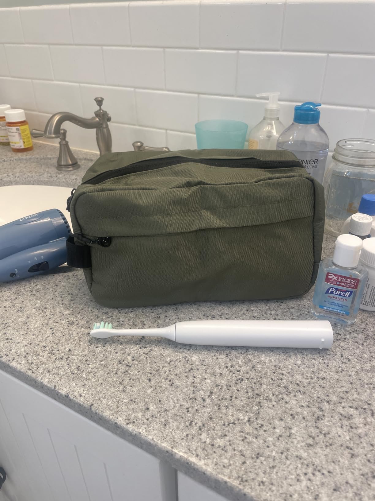 Vorspack Water Resistant Travel Toiletry Bag for Men Women customer photo 1