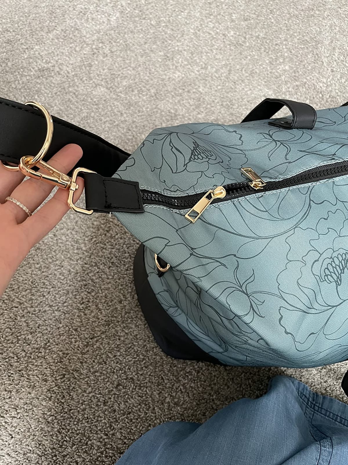 Luna Women's Weekender Bag and Travel Duffel, Large 37 Liter Capacity customer photo 1