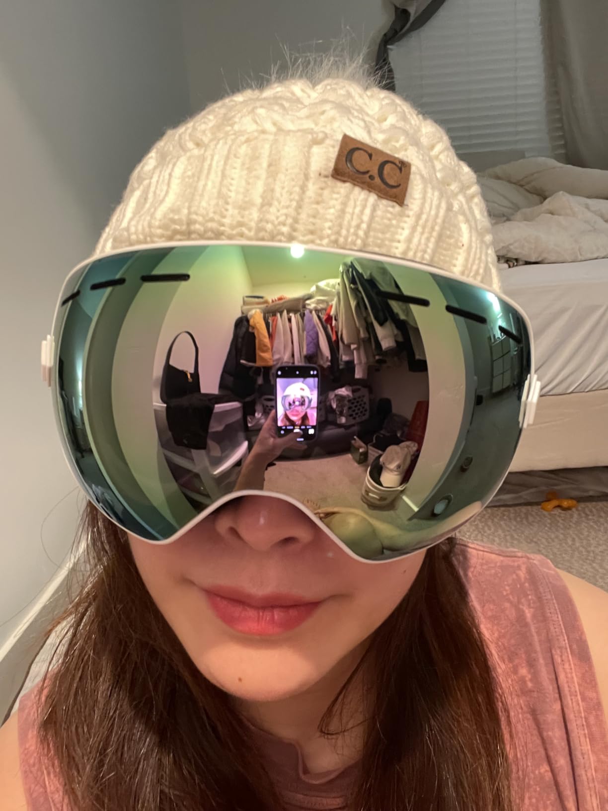 EXP VISION Snowboard Ski Goggles Men Women Youth, Anti Fog OTG Winter Snow Goggles Spherical Detachable Lens customer photo 2