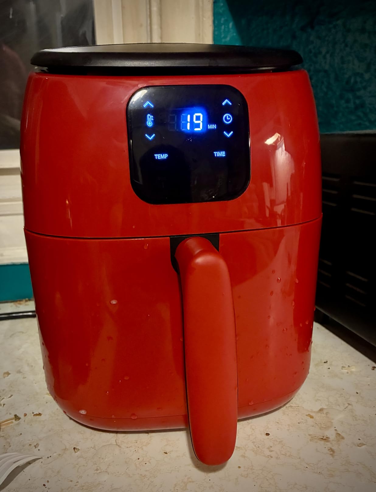 Dash Tasti-Crisp Digital Air Fryer, 2.6 Quart, Aqua | Small Compact Basket Style Air Fryer for One or Two People, Auto Shut Off, Adjustable Temperature, Dishwasher Safe Parts customer photo 2