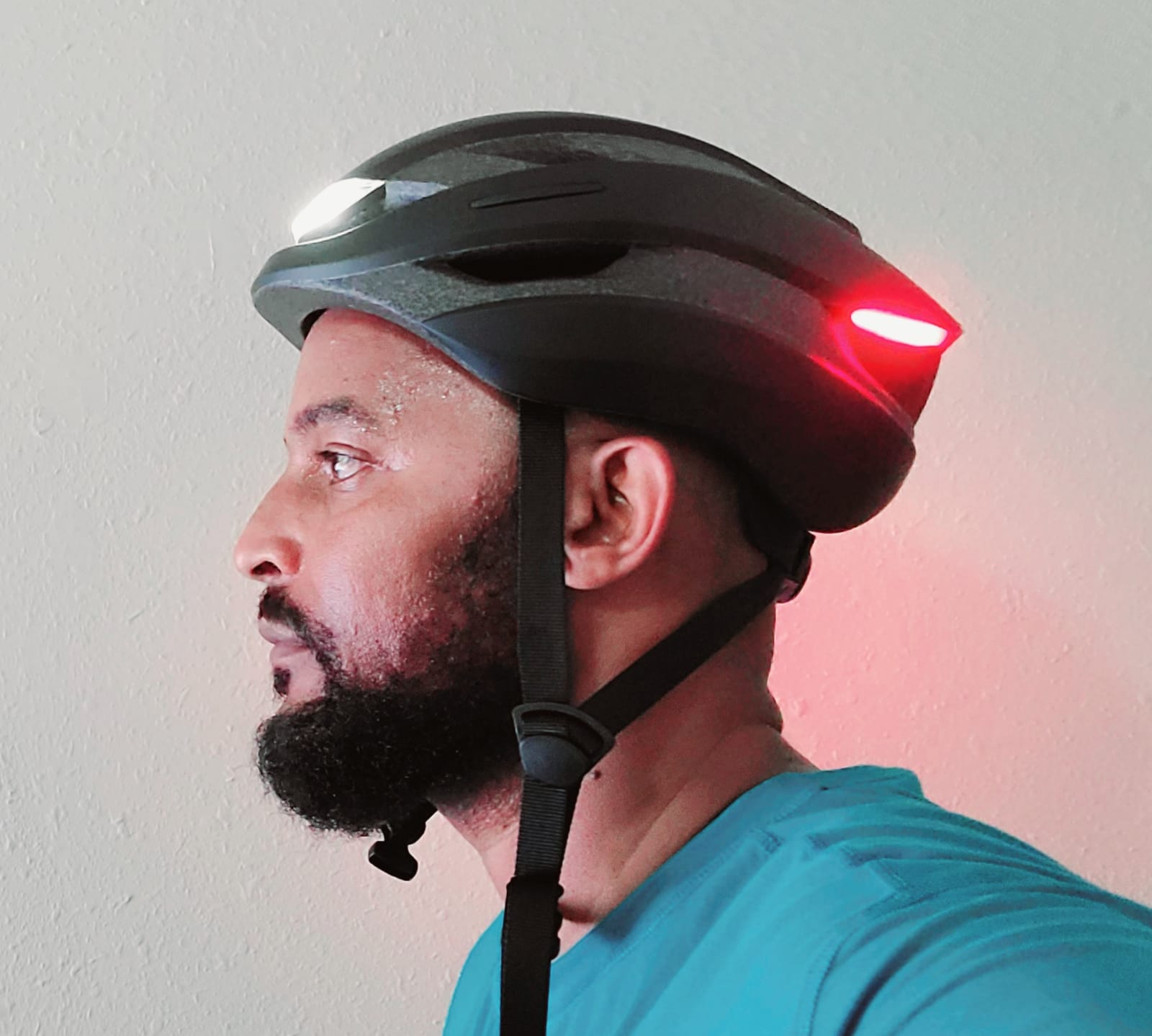 Lumos Ultra Bike Helmet TUV 360 Visibility LED Lights with Turn Signals | Front & Rear LED Lights Commuter Bike Helmet for Adults Men Women, Sync Compatible Lumos Lights, Riding Day and Night customer photo 2