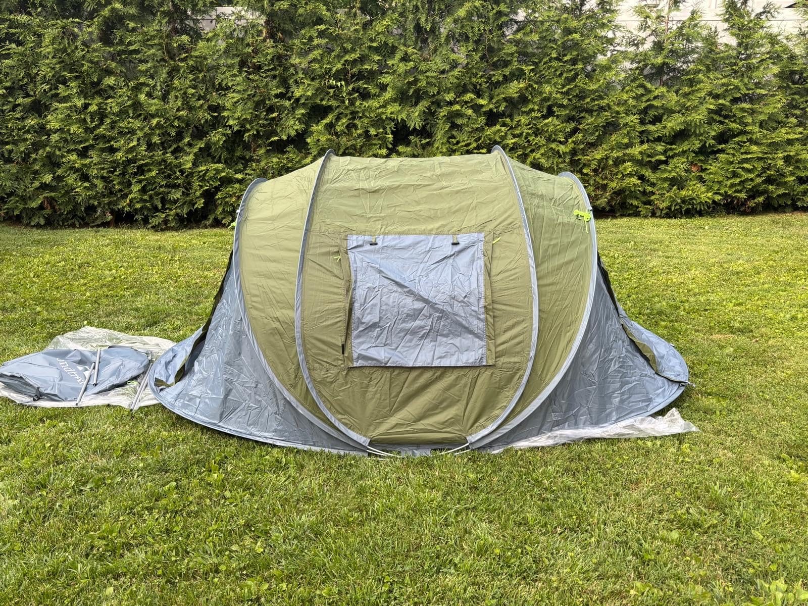 4 Person Easy Pop Up Tent Waterproof Automatic Setup 2 Doors customer photo 1