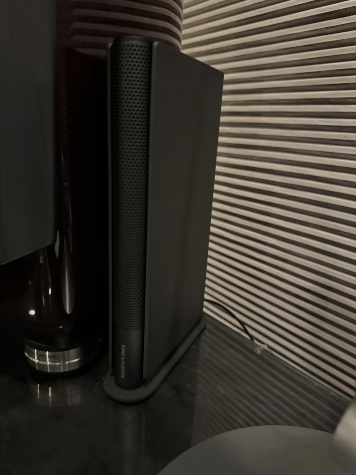 Bang & Olufsen Beosound Emerge Wi-Fi Multiroom Speaker - Gold Tone | WiFi Bluetooth, Ultra-Wide Sound, Slim Design Home Speaker customer photo 2