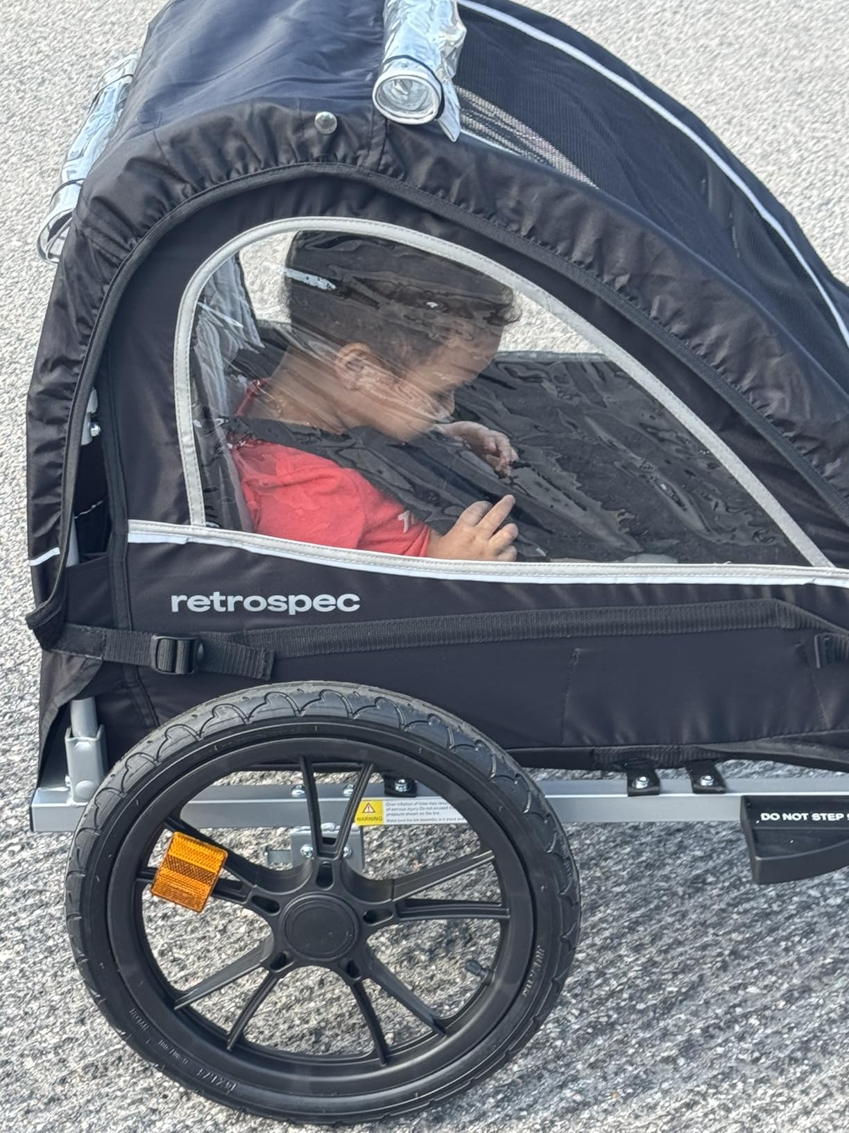 Retrospec Rover Kids Bicycle Trailer Single and Double Passenger Children's Foldable customer photo 2