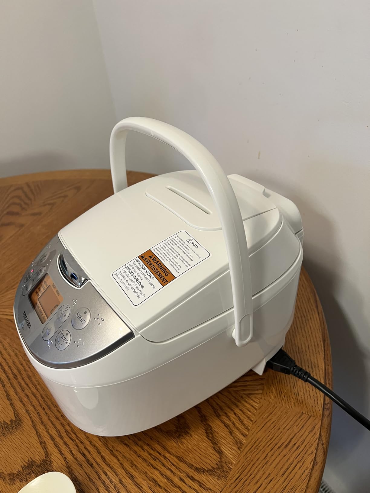 TOSHIBA Rice Cooker Induction Heating, Low Carb Low Sugar Digital Steamer, 5.5 Cups Uncooked Japanese Rice Cooker, 8 Cooking Functions, 24H Timer & Auto Keep Warm customer photo 2