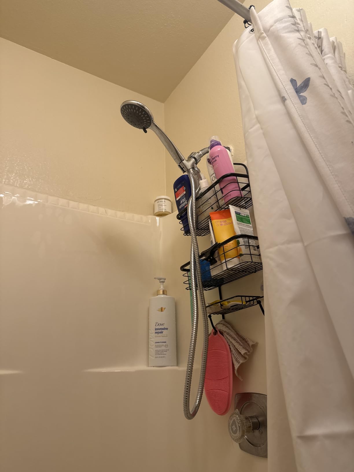 Briout Handheld Shower Head High Pressure 5-Settings with Hose, Chrome | Powerful Water Spray, Against Low Pressure Water Flow, 59 Inch Stainless Hose, Adjustable Mount customer photo 1