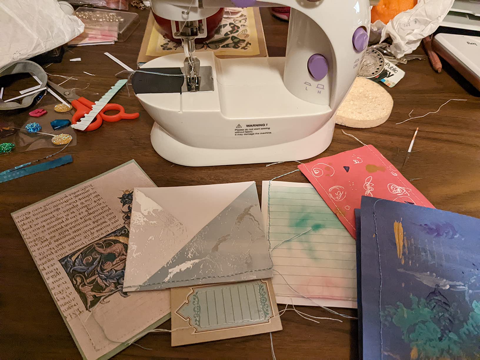 Made By Me My Very Own Sewing Machine for Beginner, Portable Battery Powered First Sewing Machine for Kids Ages 8+, Includes Fabric, Thread, Measuring Tape, & Stuffing customer photo 1