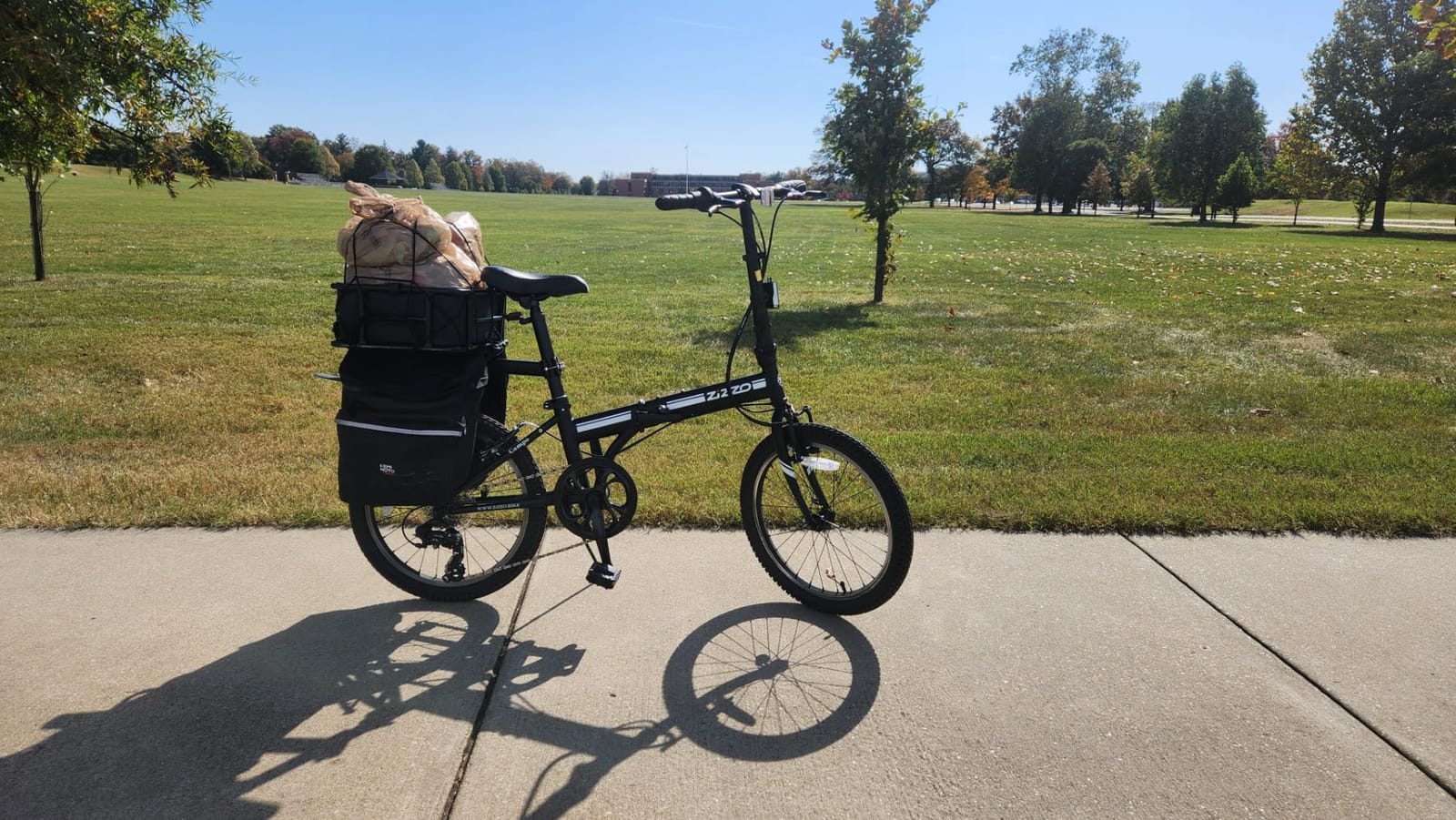ZiZZO Campo 20 inch Folding Bike with 7-Speed, Adjustable Stem, Light Weight Frame customer photo 2