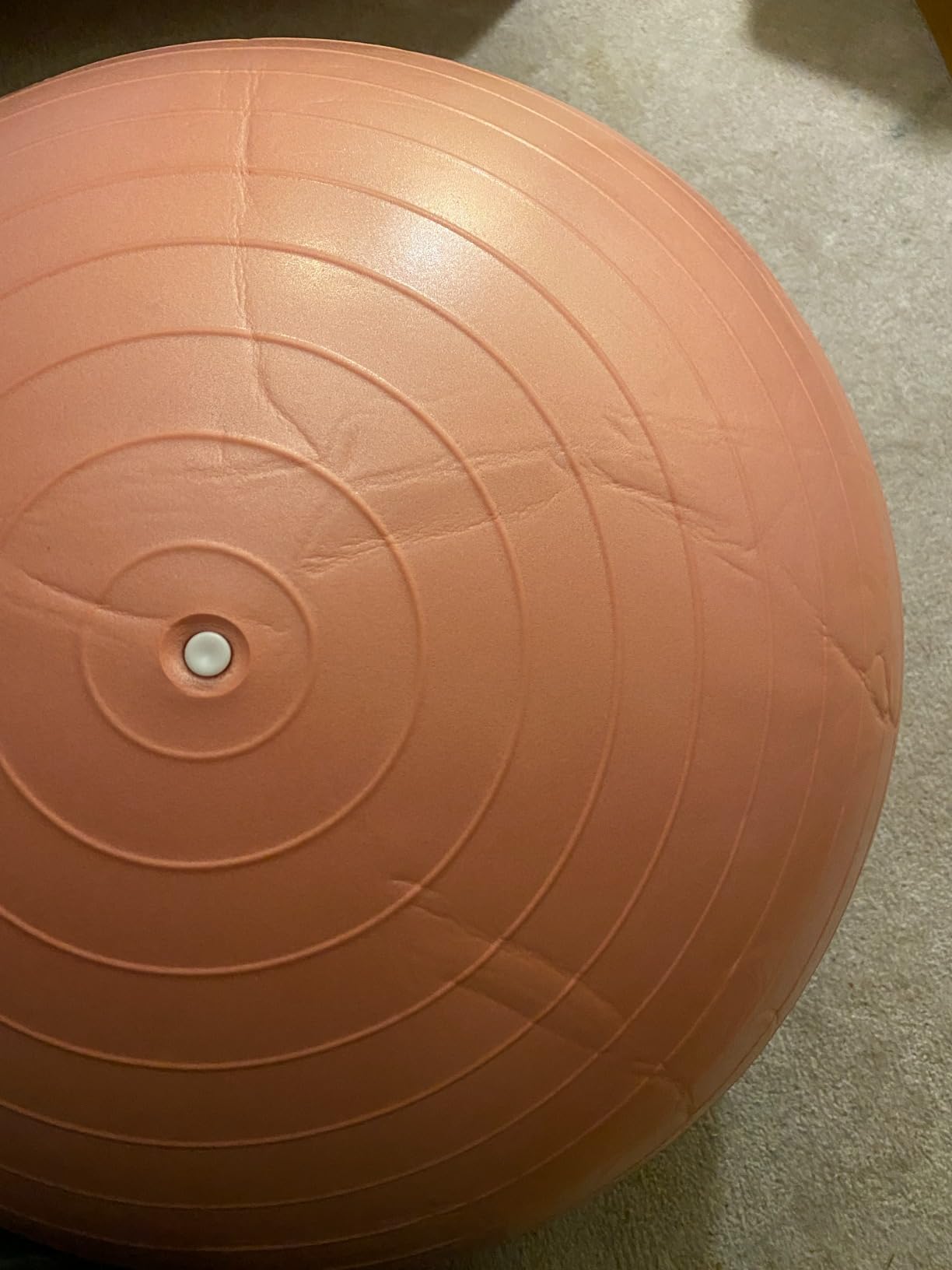 Retrospec Luna Exercise Ball with Pump - Anti-Burst Fitness Equipment for Yoga, Core Training & Stability - Home Gym Swiss Ball for Office & Pregnancy customer photo 2
