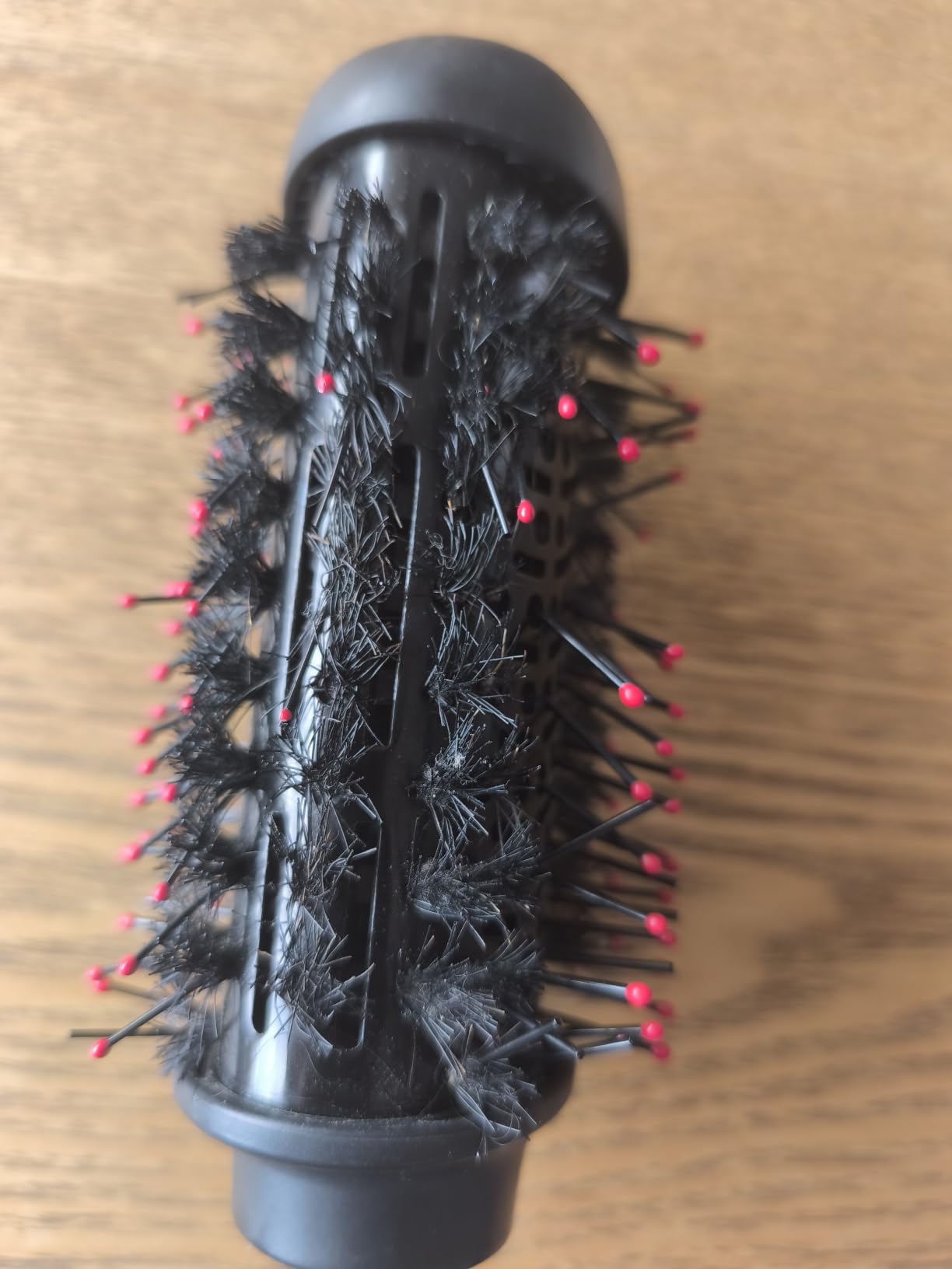 REVLON One-Step Volumizer Plus Hair Dryer and Styler, 2.4 in Barrel, Black | Soft waves, flips and curls, best for short to mid-length hair, 4 heat settings, detachable brush head customer photo 1