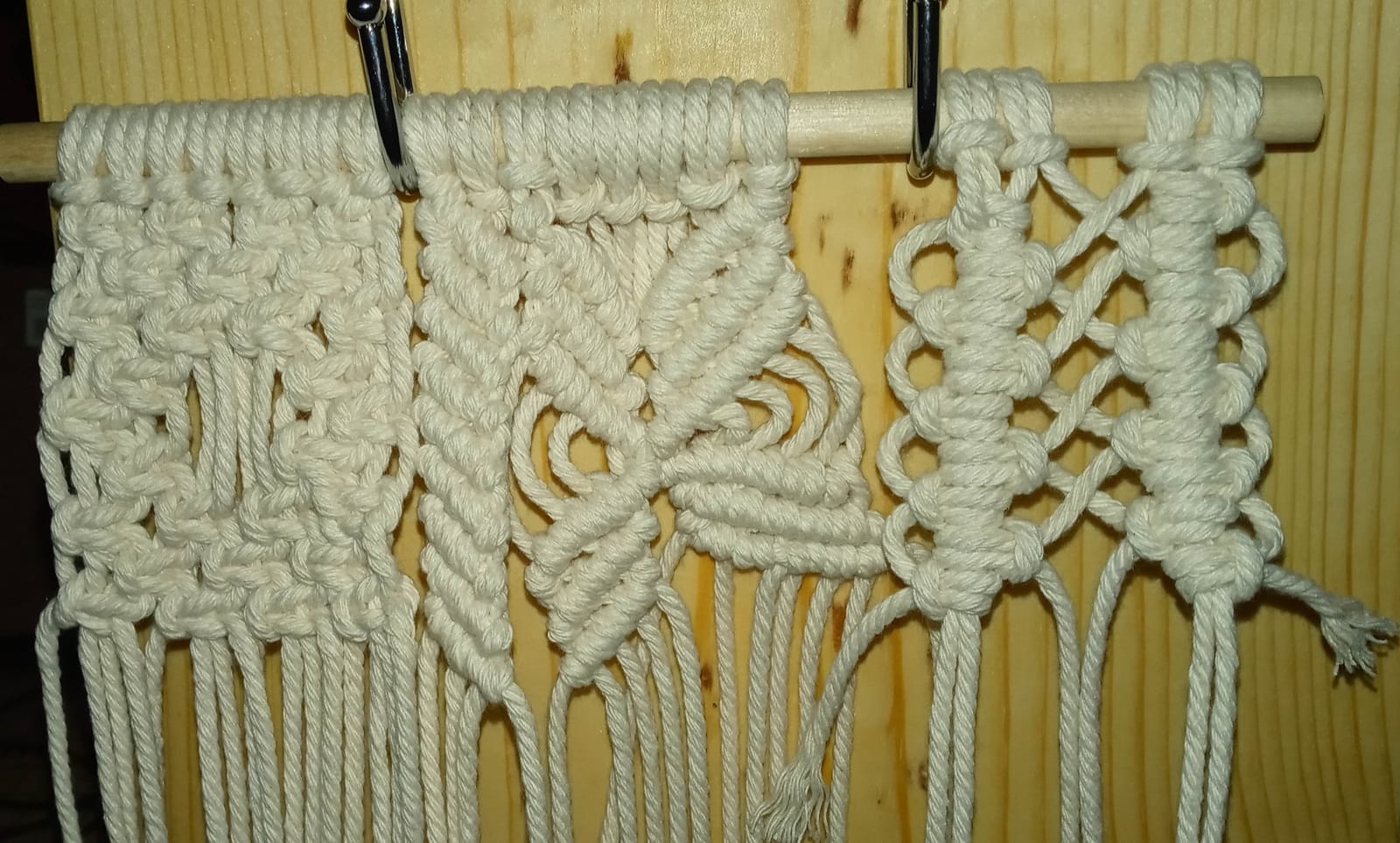 169pcs Macrame Kits for Beginners 3mm x 220yards Natural Cotton Macrame Cord Wall Hanging Kit, Best Macrame Supplies for Macrame Plant Hanger with Wooden Beads,Wooden Rings,Wooden Sticks,S Hooks customer photo 1