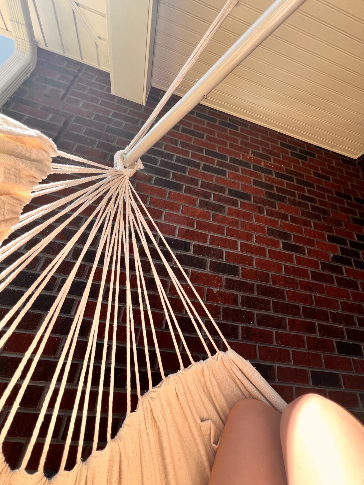 ADVOKAIR Hammock Chair Swing XXL, 1/3 Larger Than Standard, 500lbs | Steel Anti-slip Bar, Indoor/Outdoor, 70.9