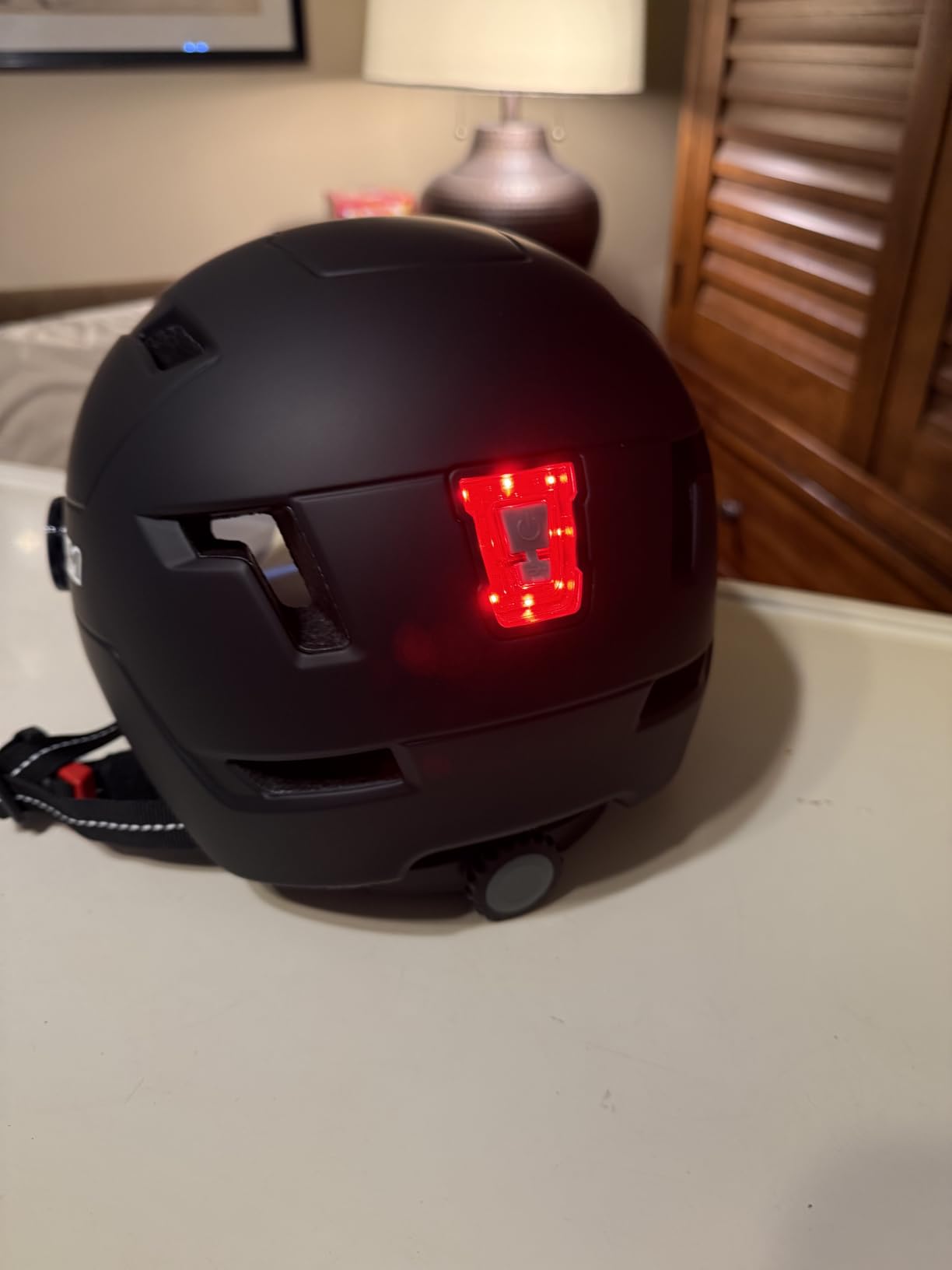 ILM Adult Bike Helmet with LED Front Back Light Bicycle Helmets E3-10L customer photo 1