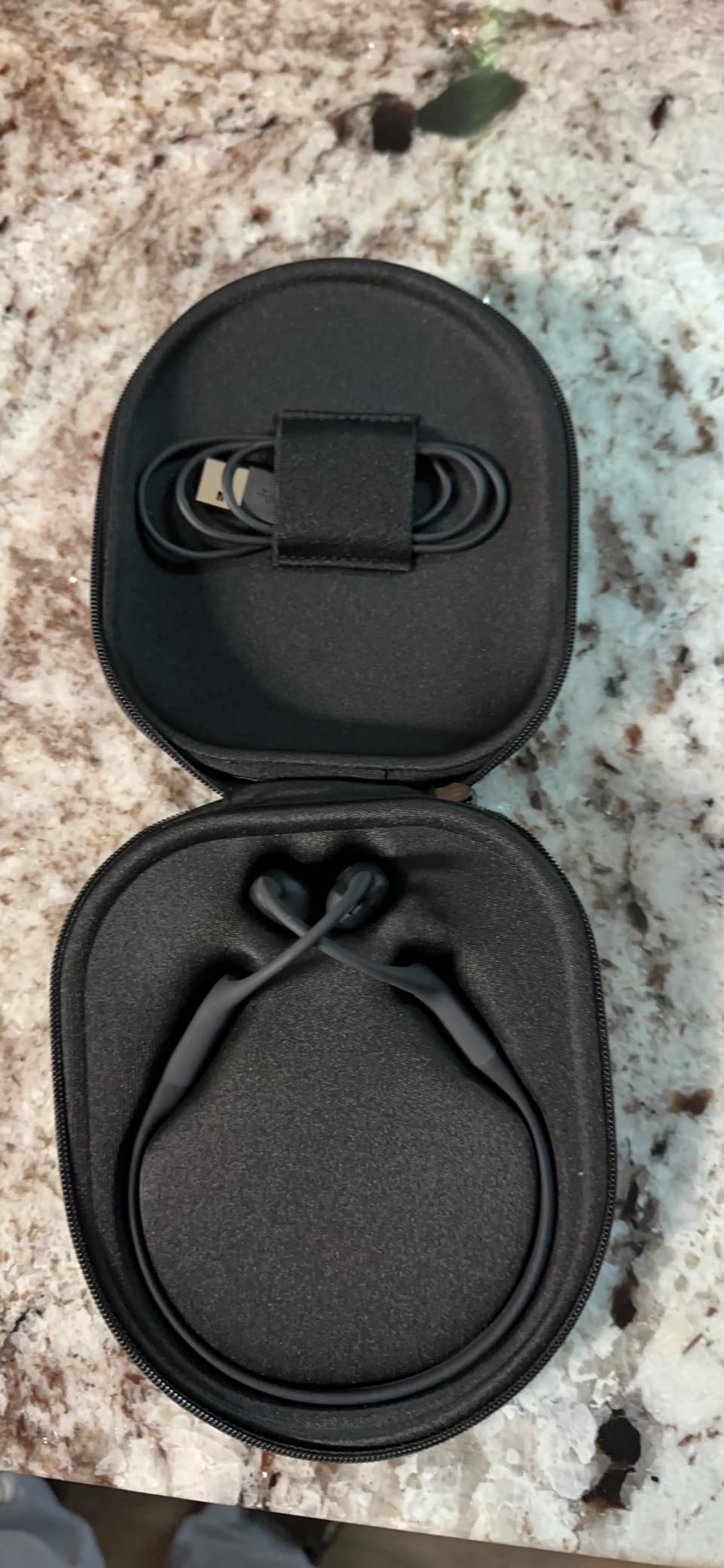 SHOKZ OpenRun Pro - Open-Ear Bluetooth Bone Conduction Sport Headphones - Sweat Resistant Wireless Earphones for Workouts and Running with Premium Deep Bass - Built-in Mic customer photo 1