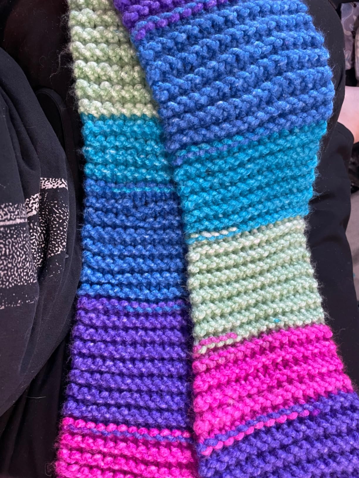 Creativity for Kids Learn to Knit Pocket Scarf - DIY Knitting Kit for Beginners, Kids Craft Kit customer photo 2