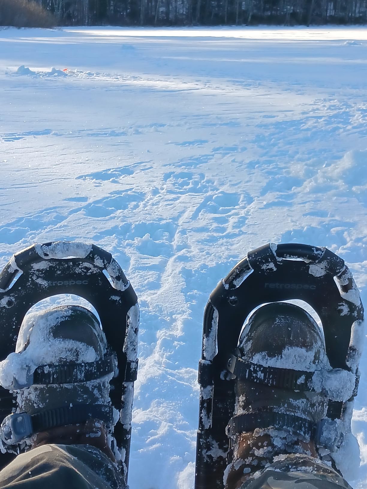 Retrospec Drifter Snowshoes for Women & Men - Lightweight Aluminum Frame Snow Shoes with Double Ratchet Binding System customer photo 2