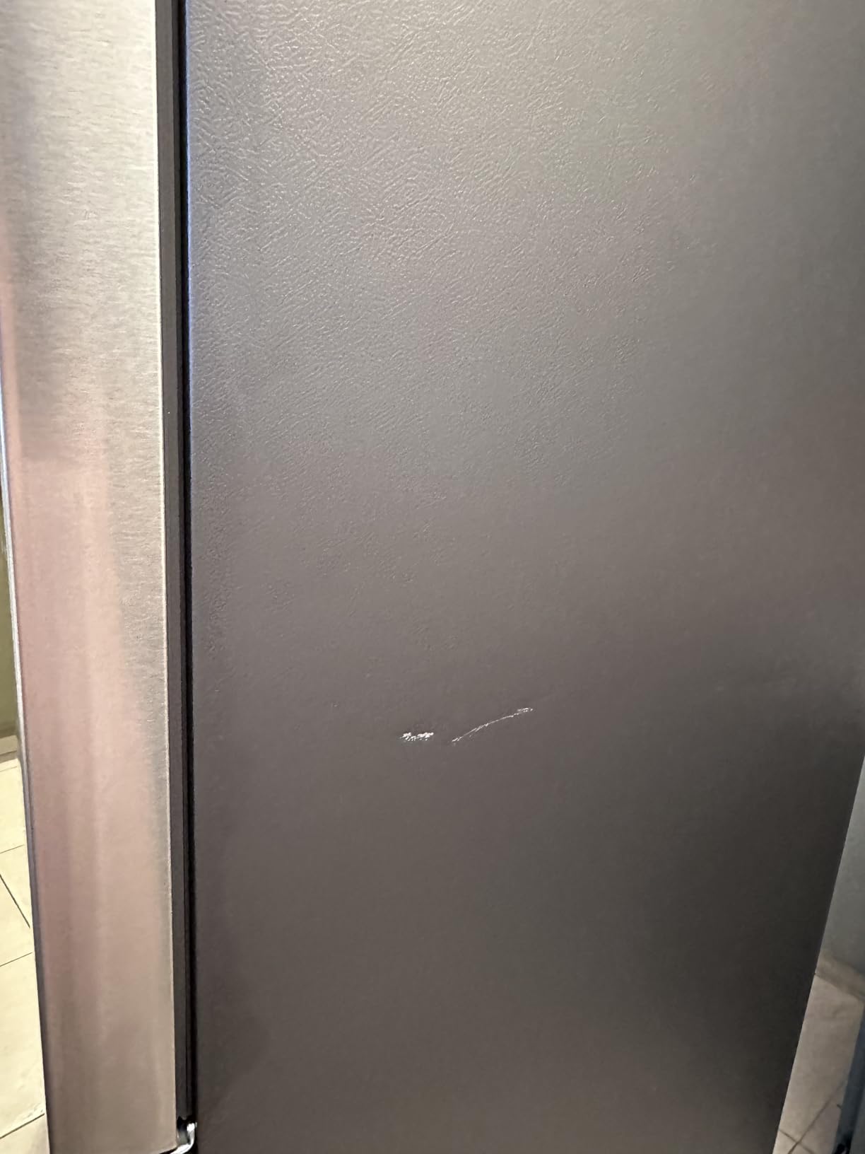 Samsung 17.5 cu. ft. Smart Counter Depth 3-Door French Door Refrigerator, Stainless Steel, RF18A5101SR/AA customer photo 1
