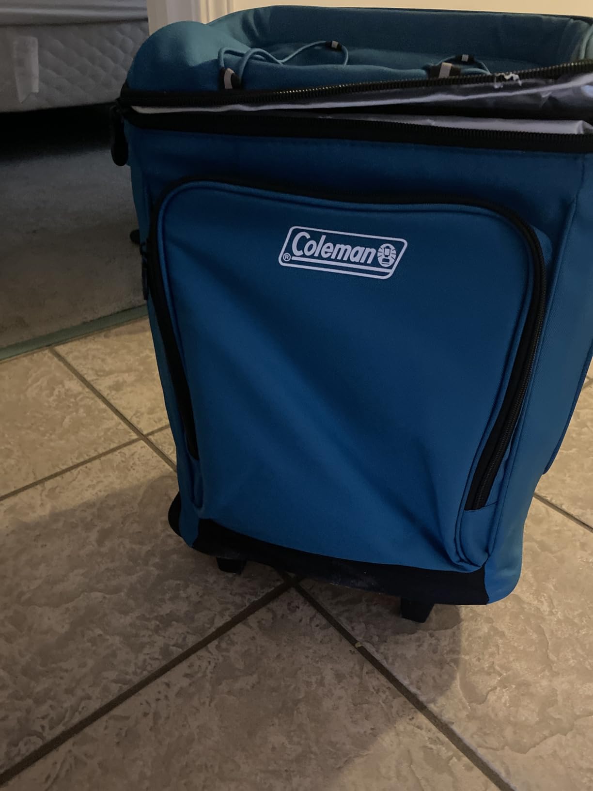 Coleman 42-Can Soft Rolling Cooler with Wheels, Leak-Proof Portable Insulated Chiller with 12+ Hour Ice Retention, Made with Recycled Materials customer photo 2