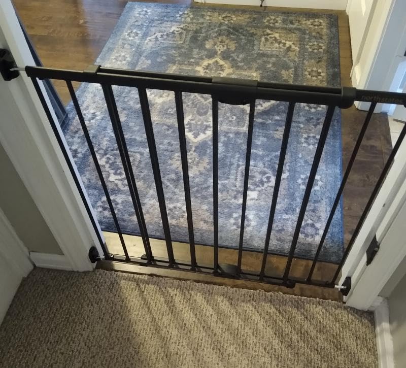 Toddleroo Easy Swing & Lock Baby Gate for Top of Stairs: 31