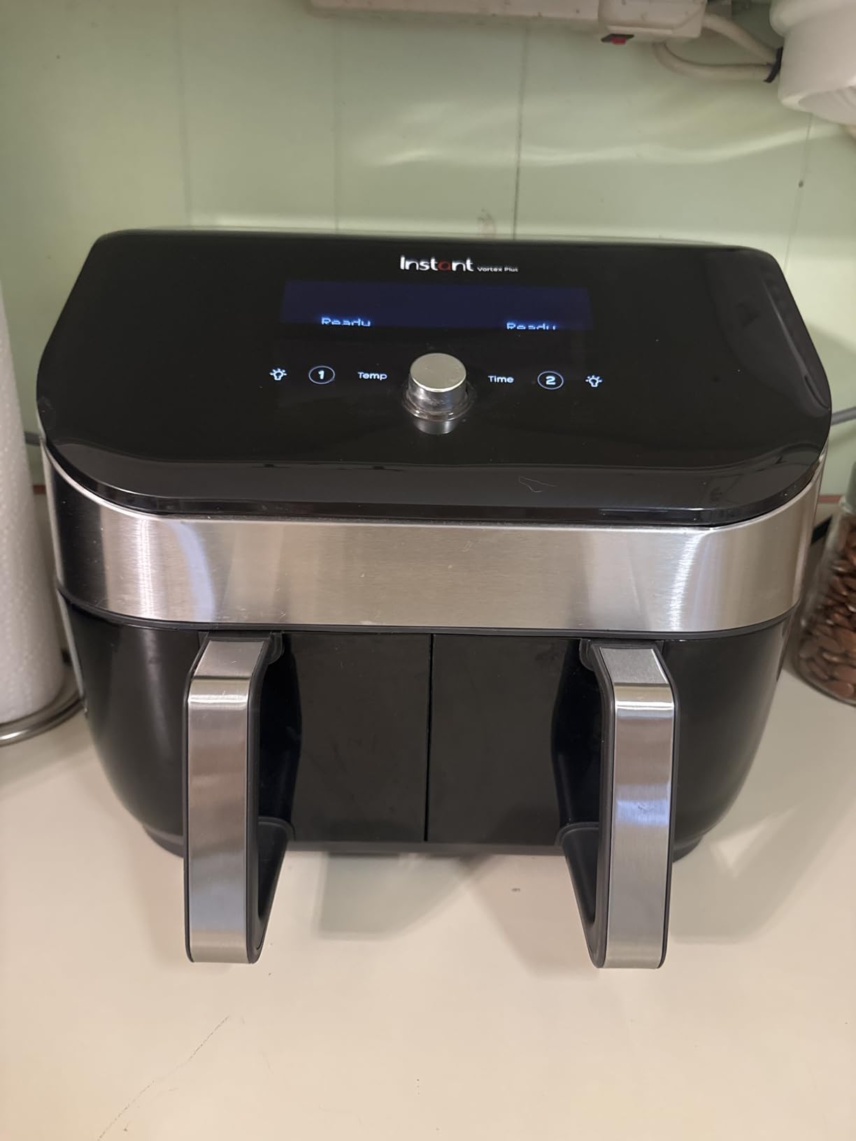 Instant Pot Vortex Plus XL ClearCook 8 Qt 8-in-1 Air Fryer, Black | airfryer, 8 quart, broil, dehydrate, crisp, roast, reheat, bake, family size customer photo 2